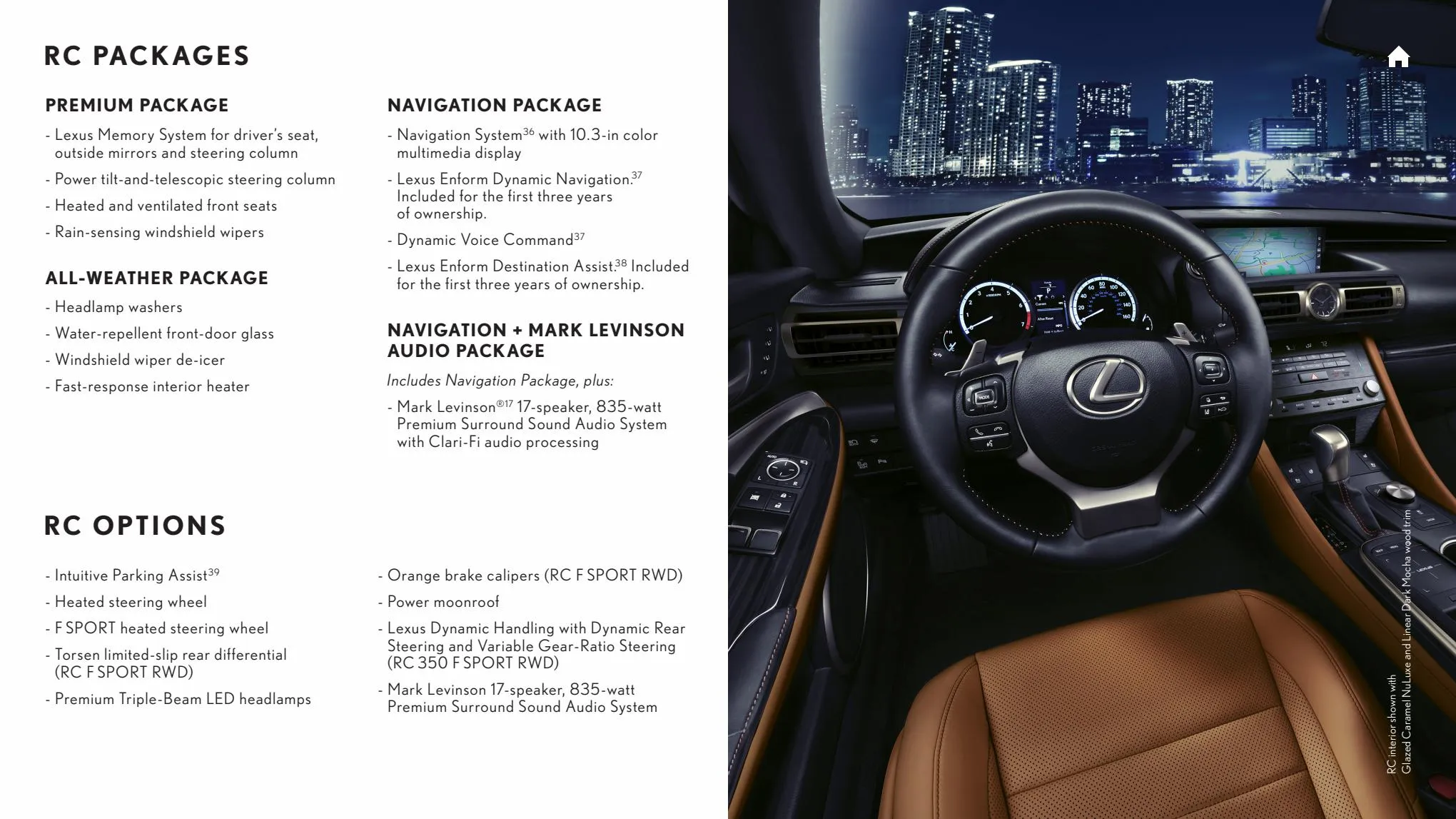 Catalogue Lexus RCF 2022, page 00020