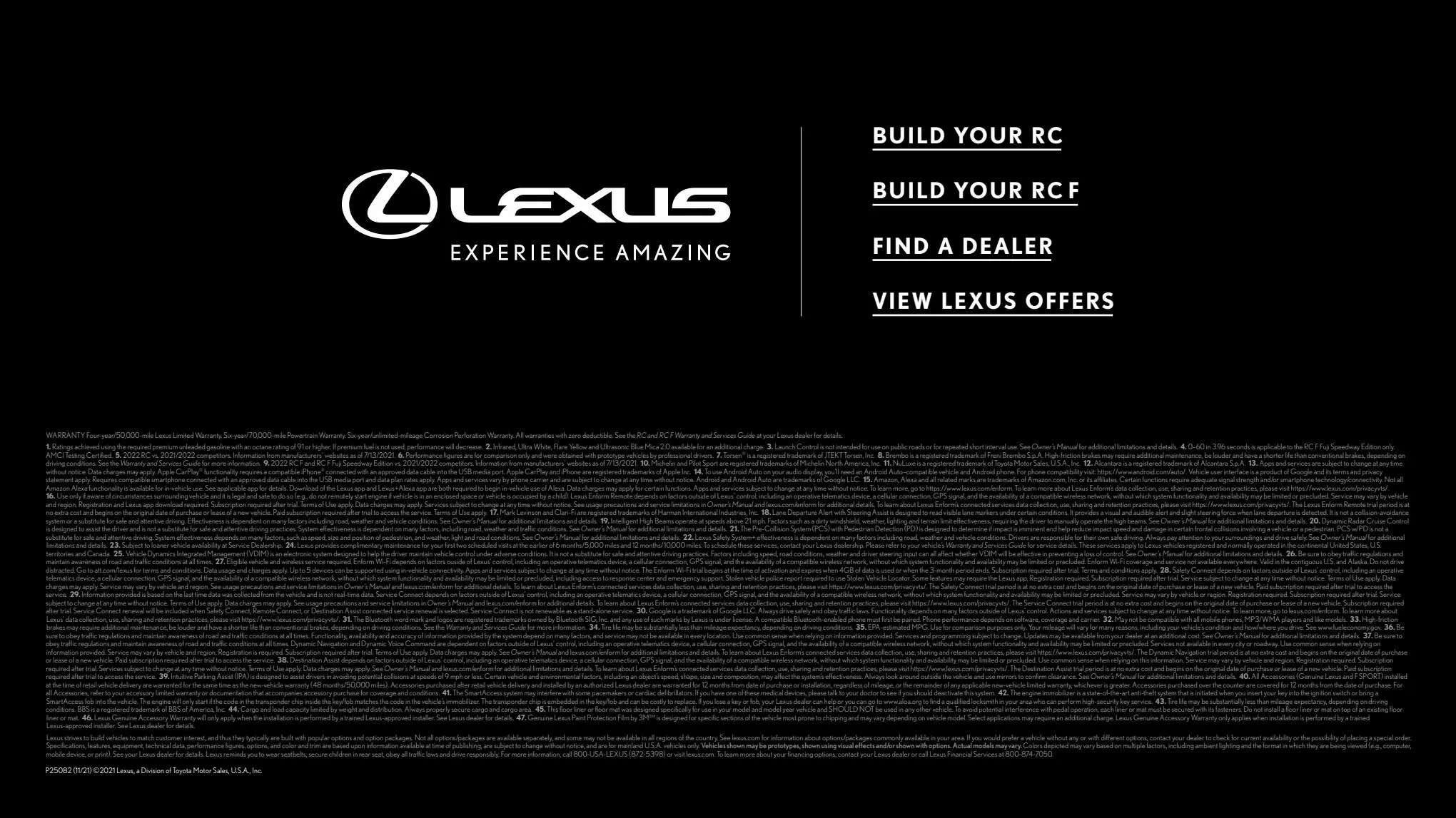 Catalogue Lexus RCF 2022, page 00037