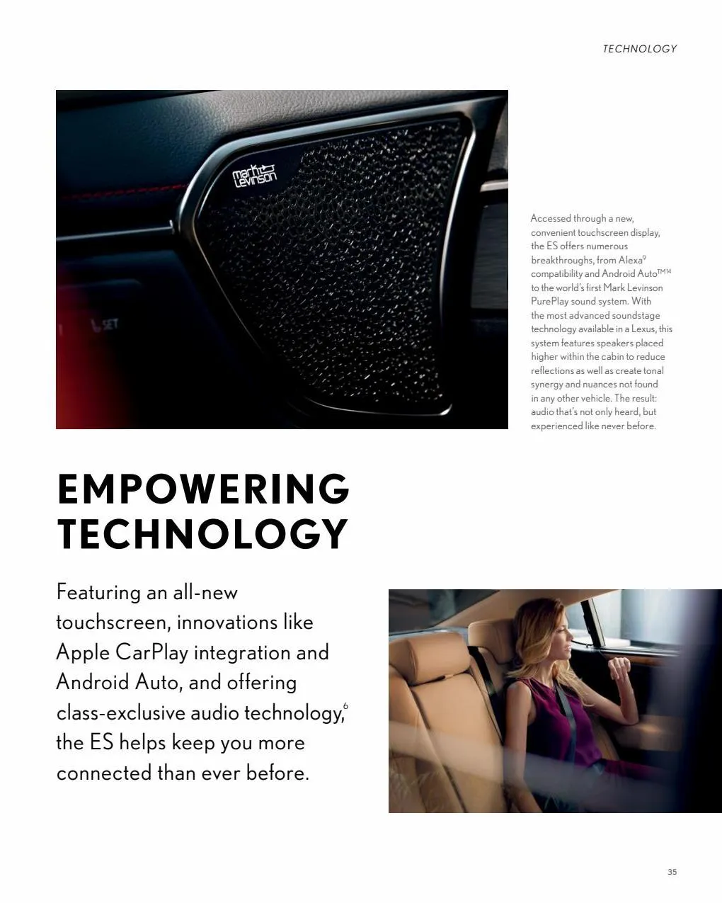 Catalogue Lexus ES 2022, page 00037