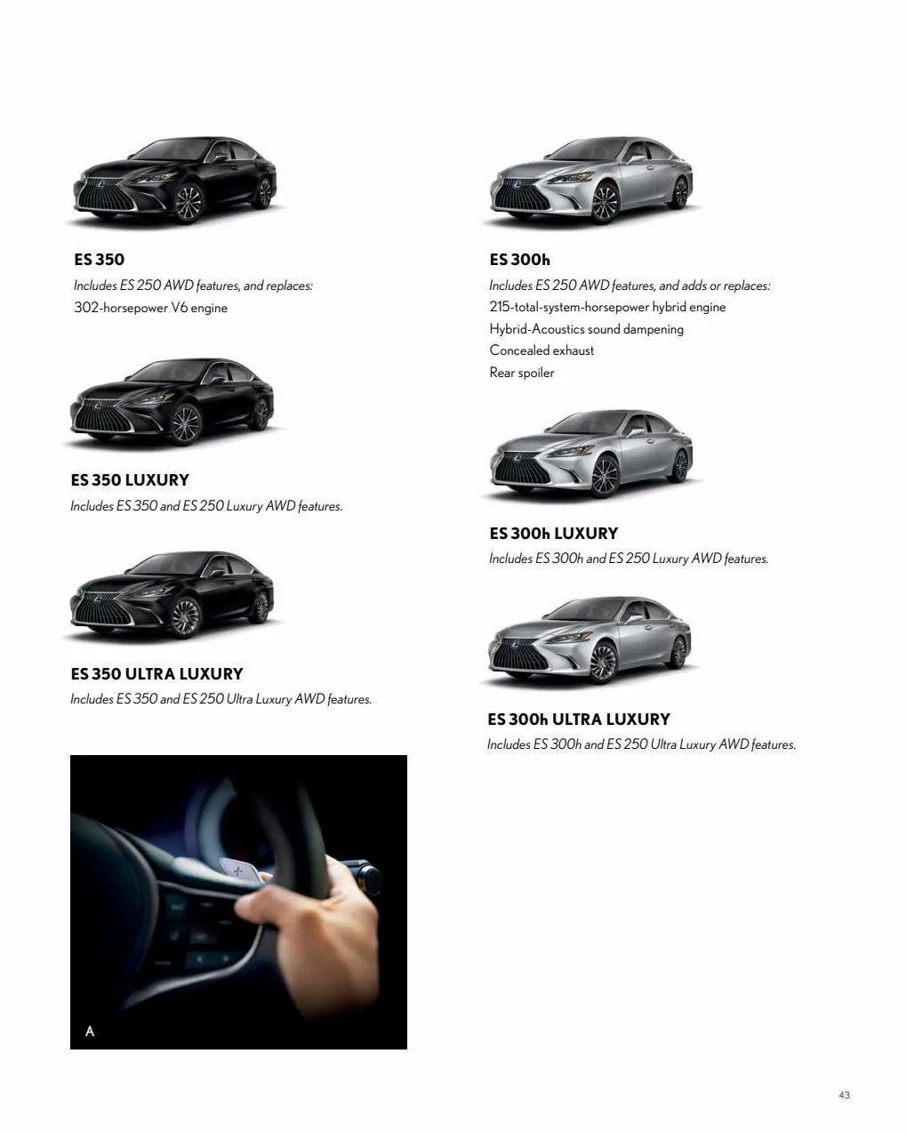 Catalogue Lexus ES 2022, page 00045