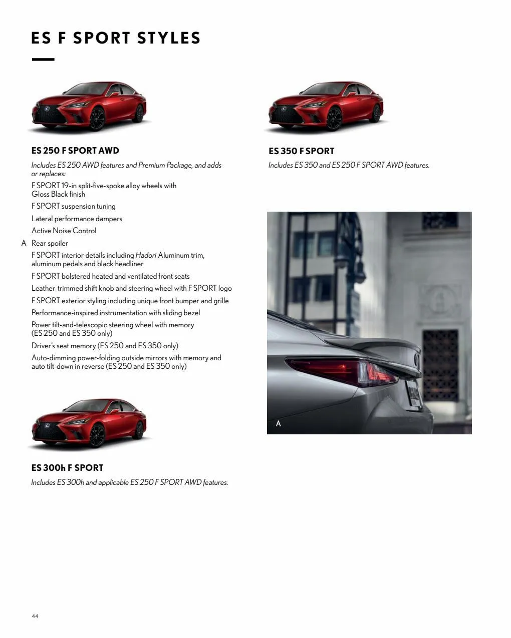 Catalogue Lexus ES 2022, page 00046