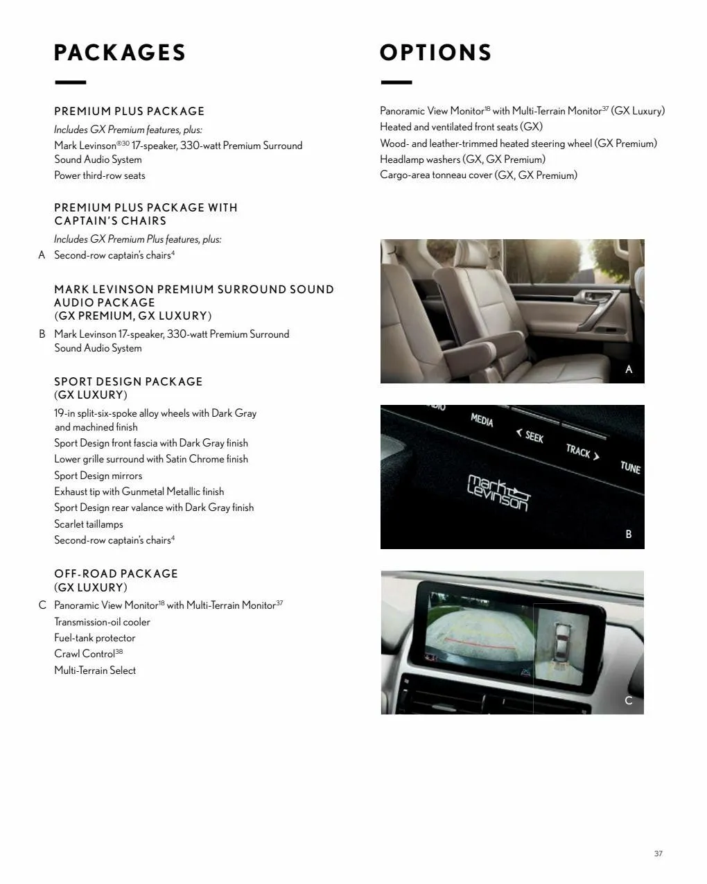 Catalogue Lexus GX 2022, page 00039