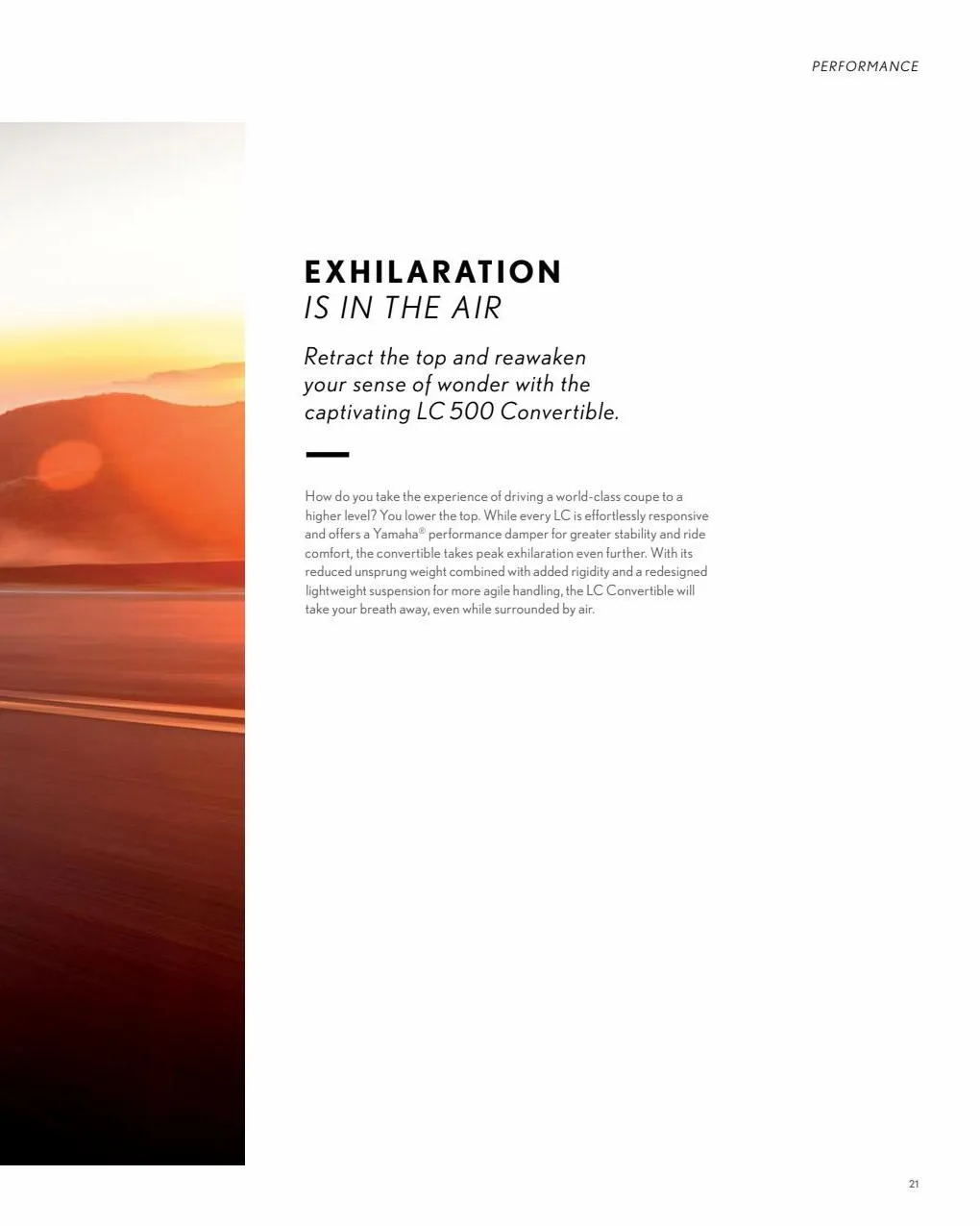 Catalogue Lexus LC 2022, page 00023