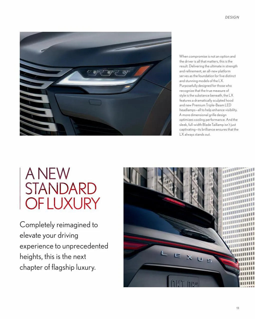 Catalogue Lexus LX 2022, page 00015