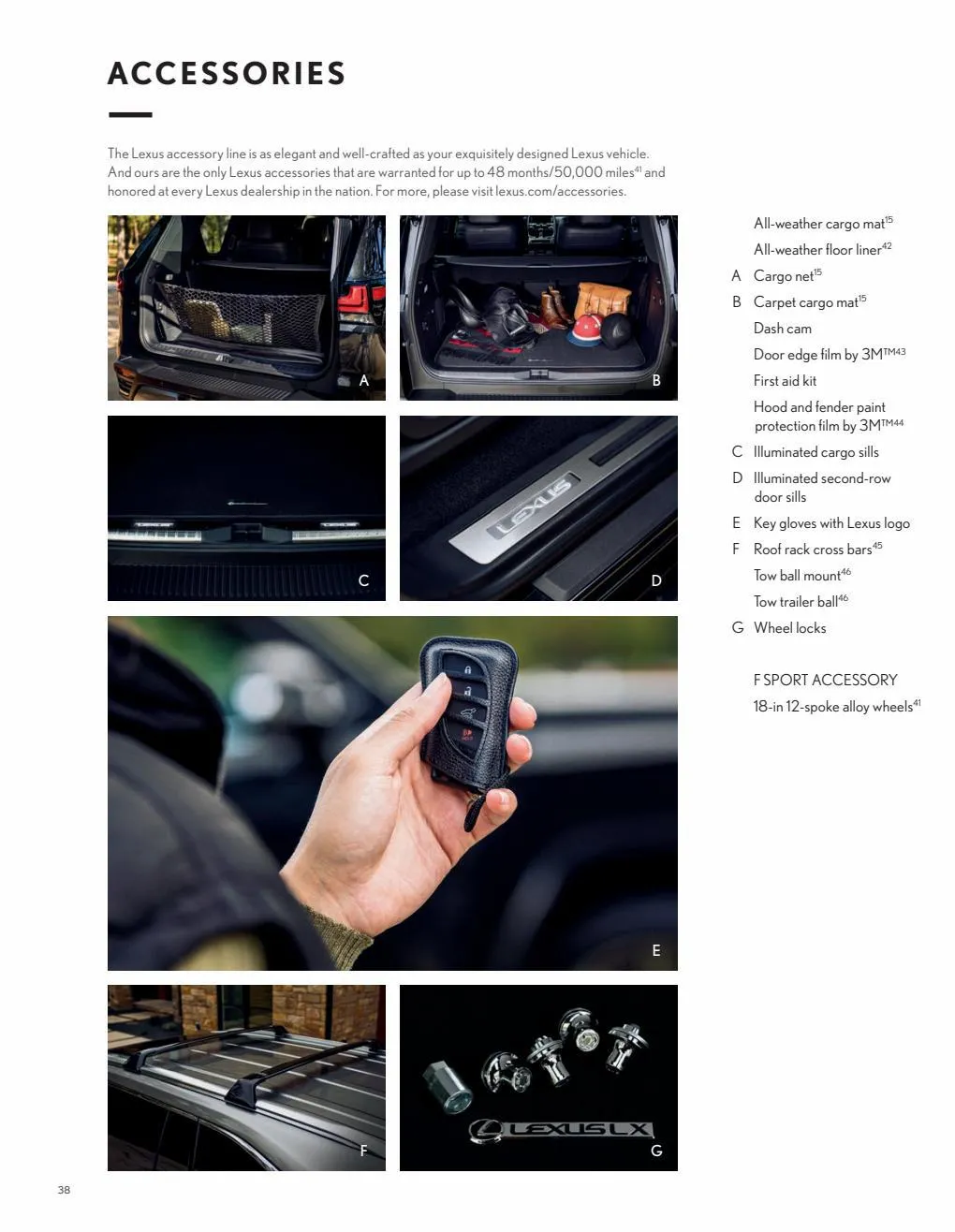 Catalogue Lexus LX 2022, page 00040