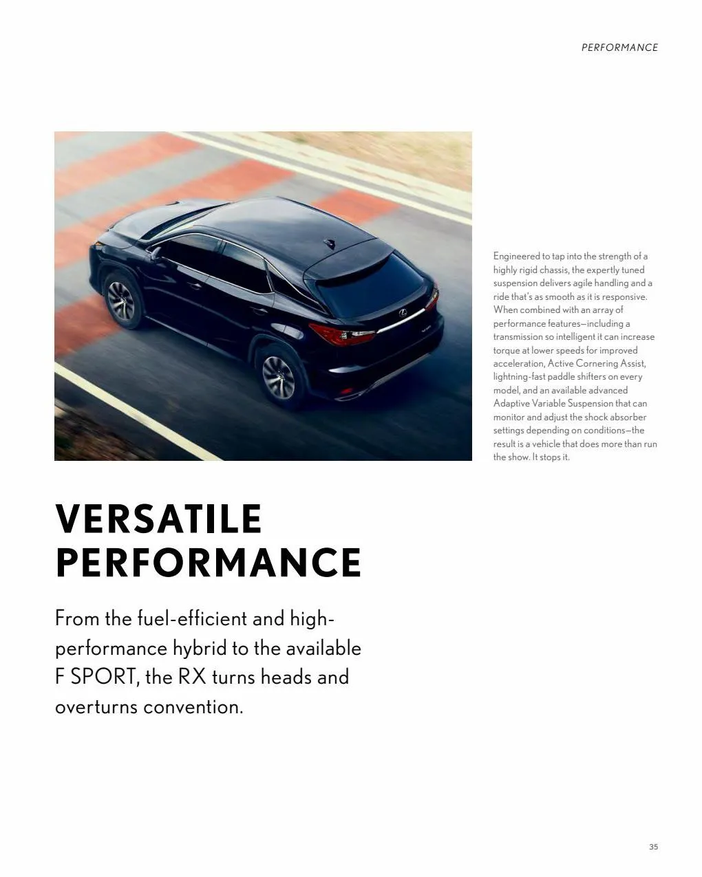 Catalogue Lexus RX 2022, page 00037