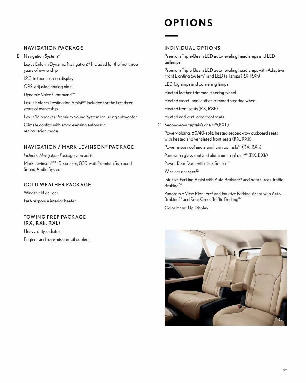 Catalogue Lexus RX 2022, page 00051