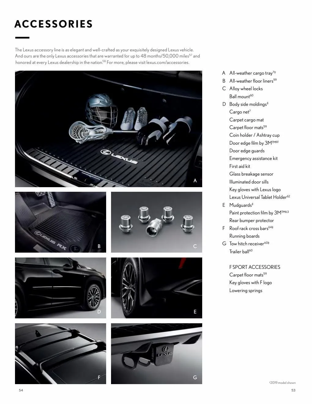 Catalogue Lexus RX 2022, page 00056