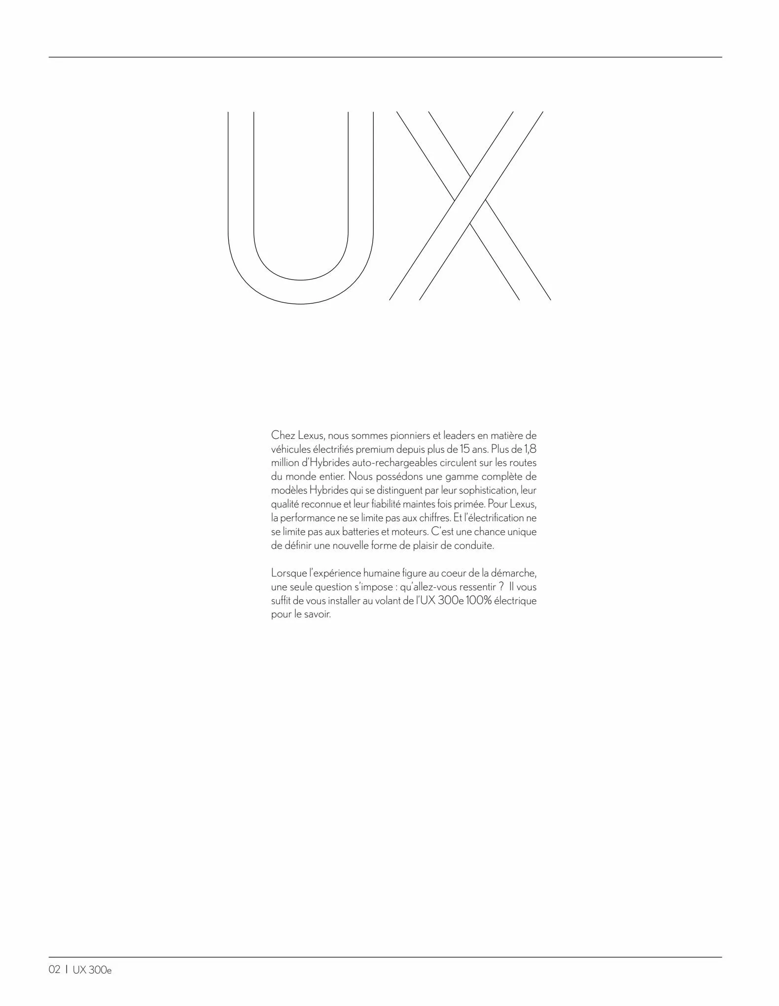 Catalogue UX 300e 100% électrique, page 00002