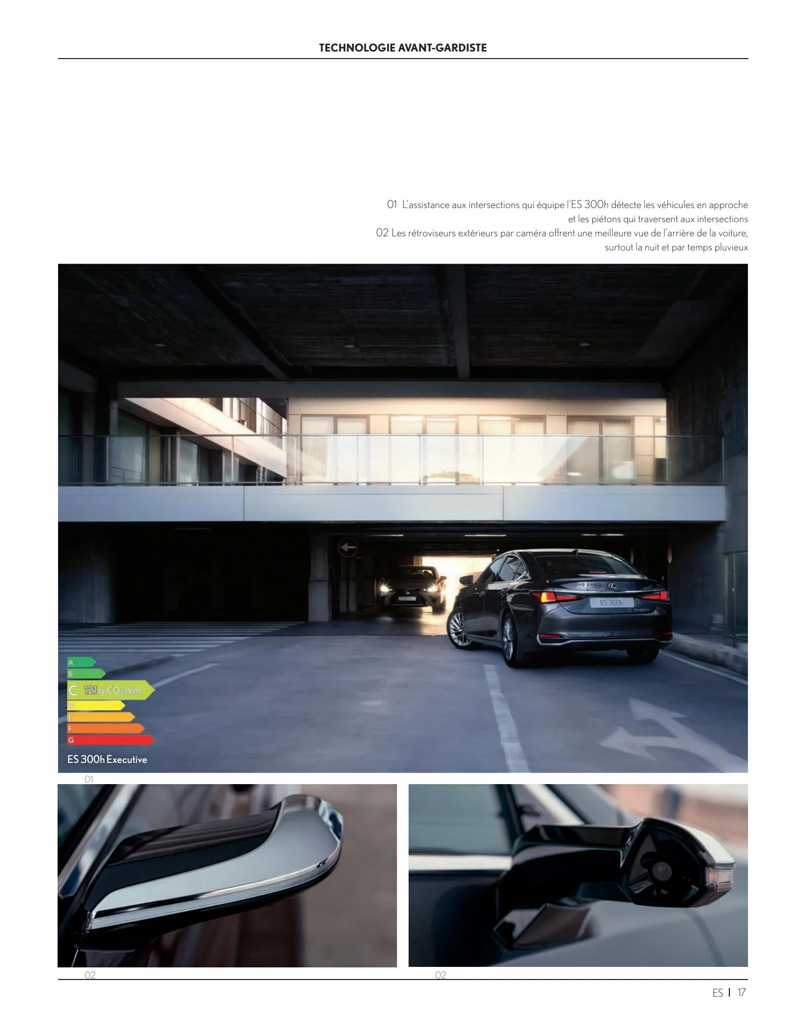Catalogue ES 300h Hybride auto-rechargeable, page 00017