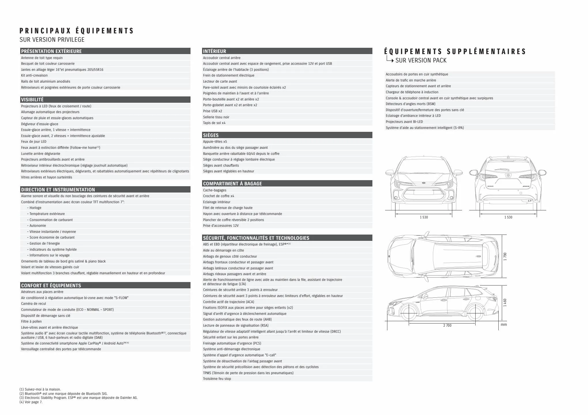 Catalogue Suzuki SUZUKI SWACE, LE BREAK HYBRIDE, page 00020