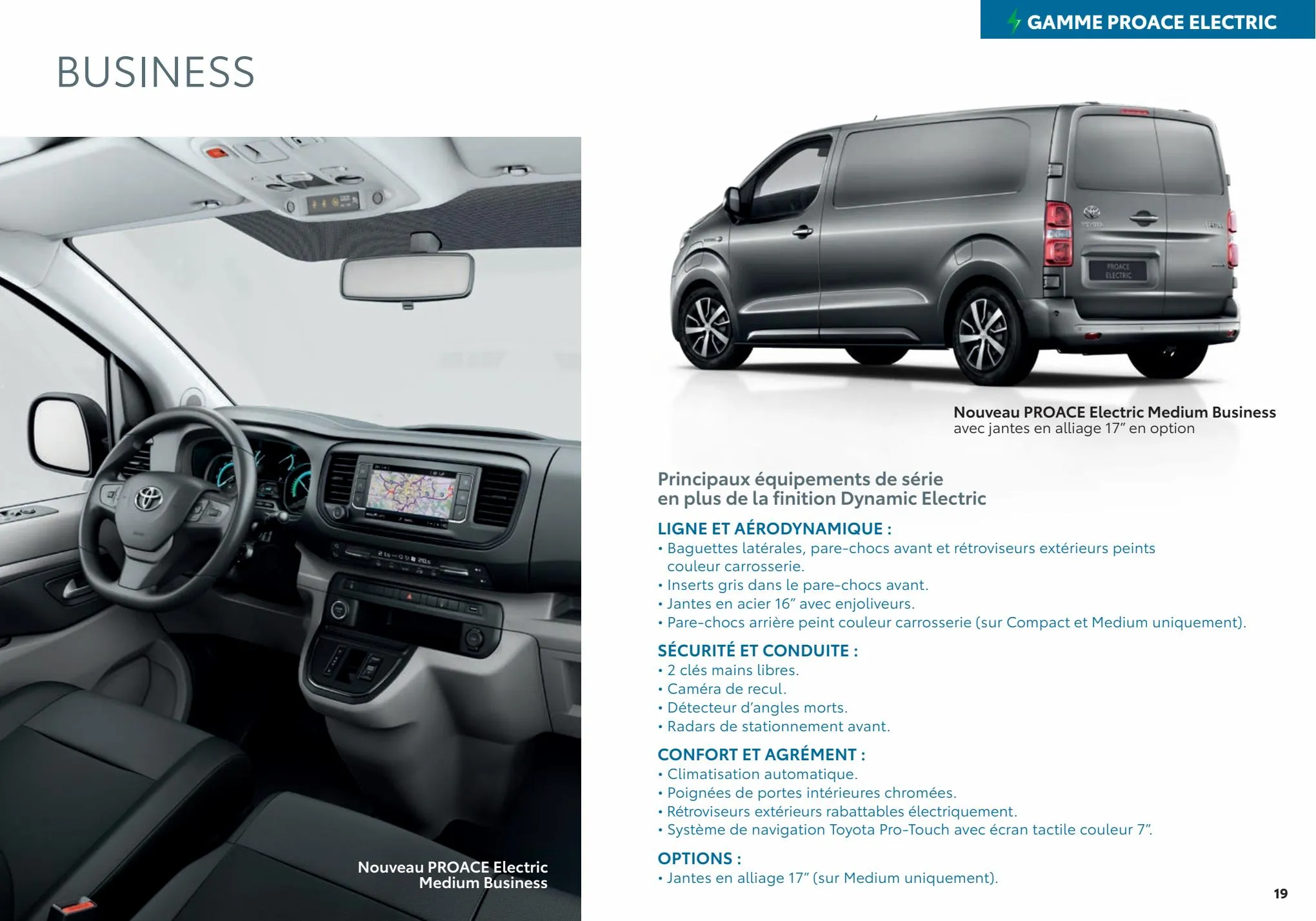 Catalogue TOYOTA PROACE, page 00019