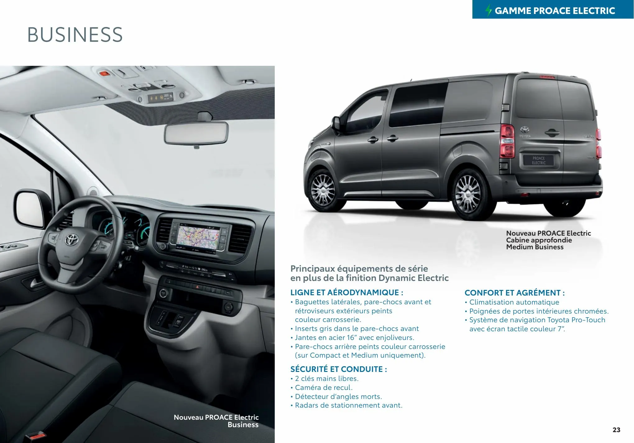 Catalogue TOYOTA PROACE, page 00023