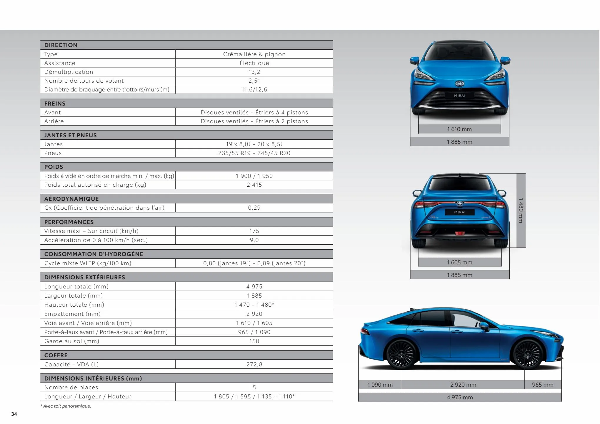 Catalogue Toyota Mirai, page 00034