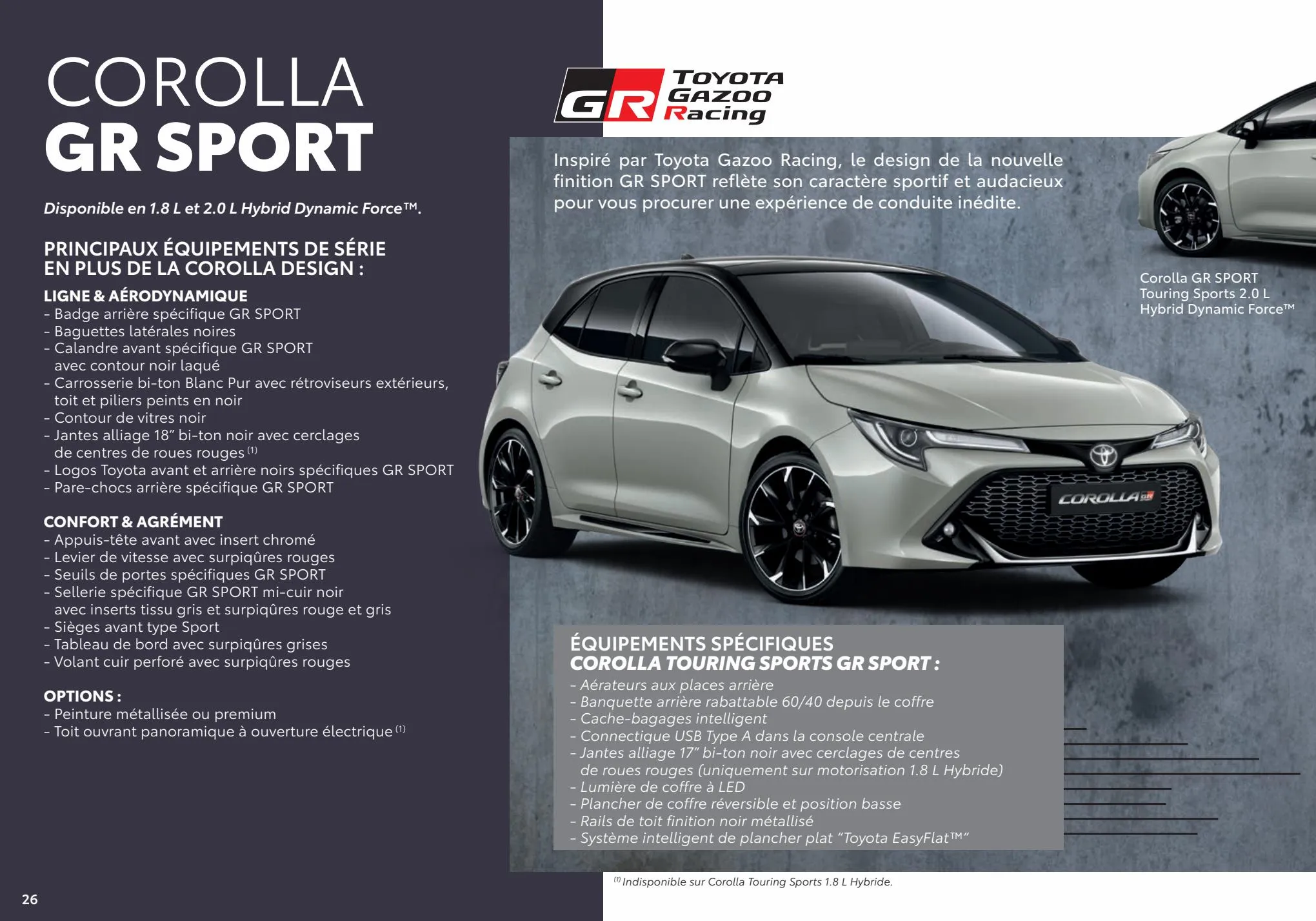 Catalogue Corolla Touring Sports, page 00026