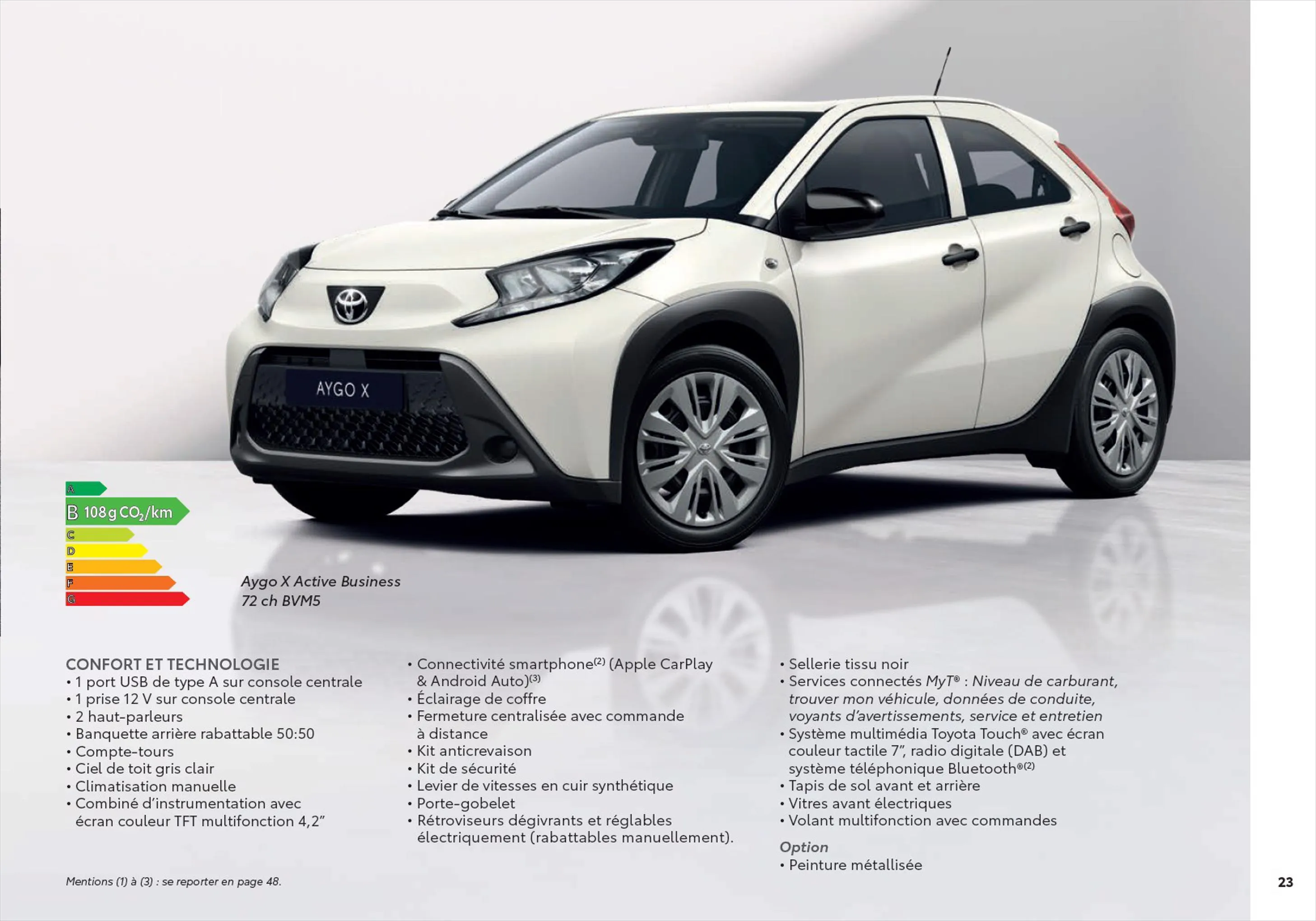Catalogue Toyota Aygo X, page 00023