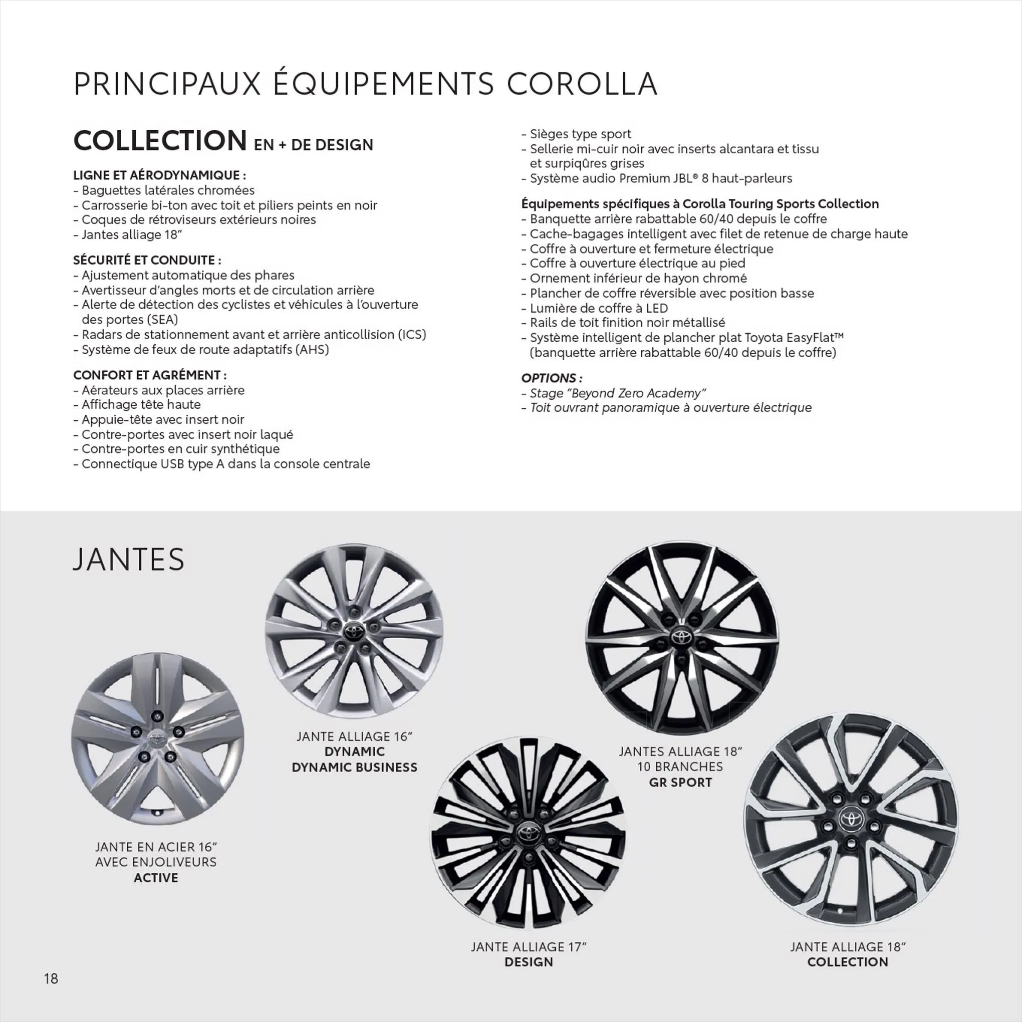 Catalogue Toyota Corolla
 , page 00018