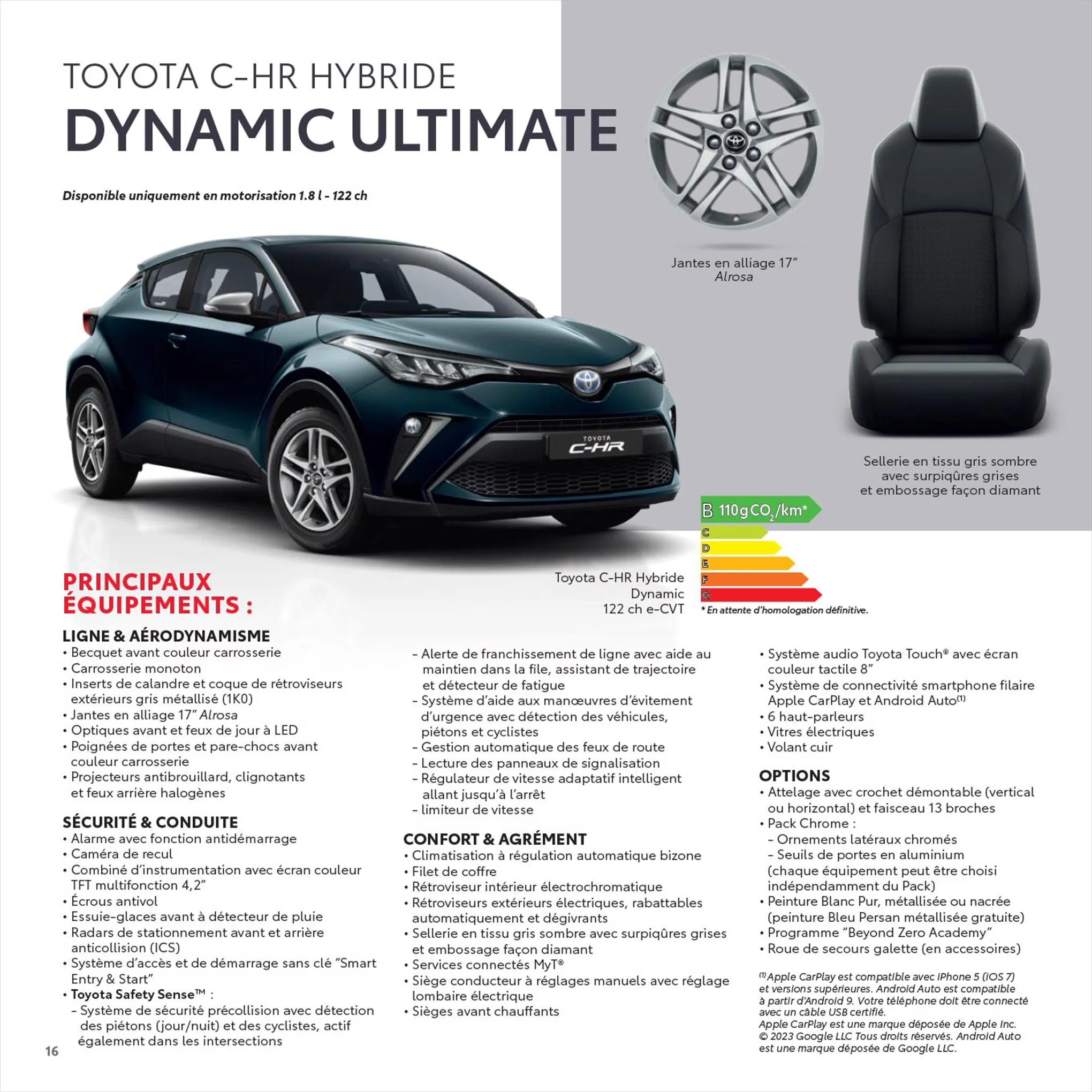 Catalogue Toyota C-HR
 , page 00016