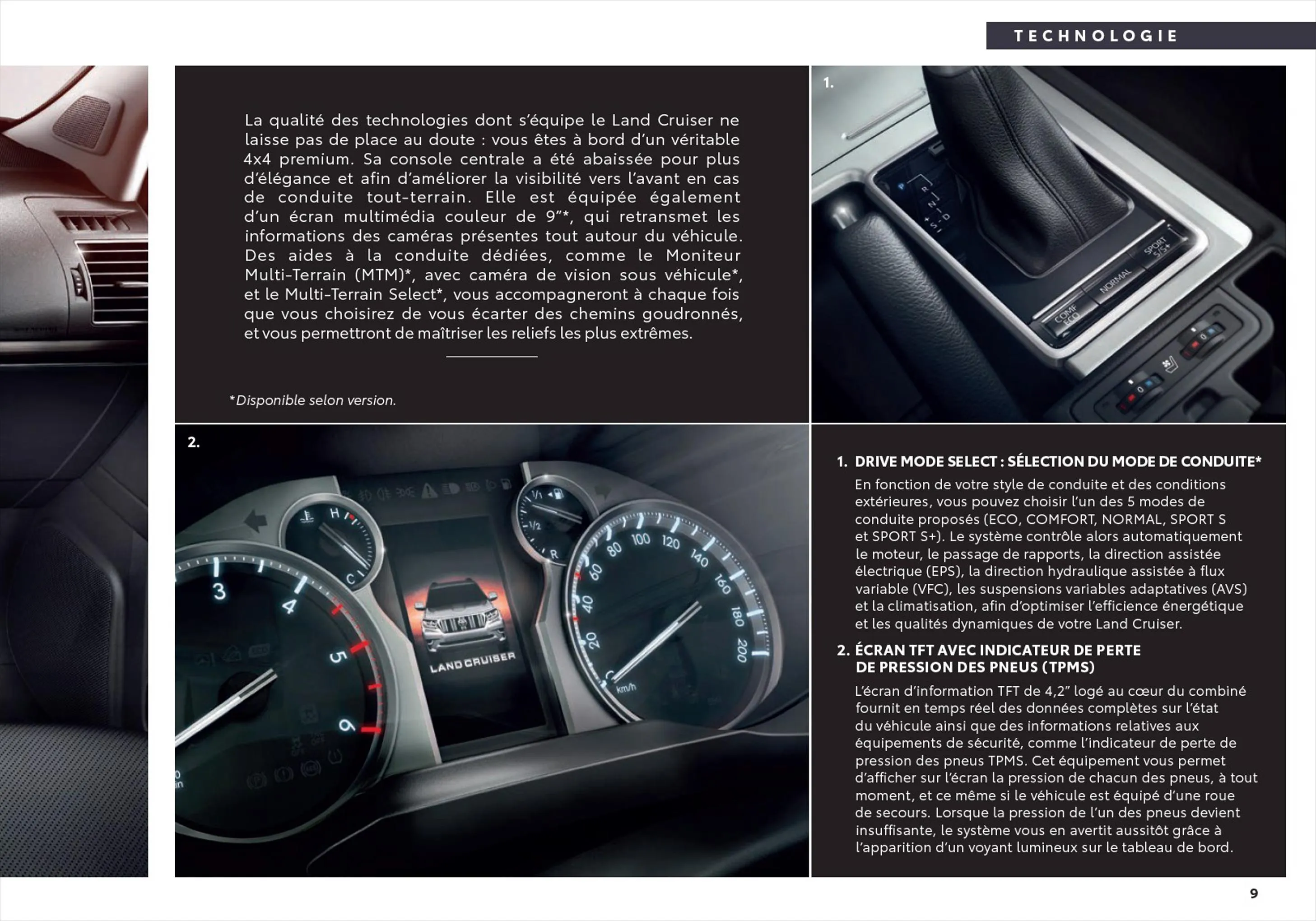 Catalogue Toyota Land Cruiser
 , page 00009