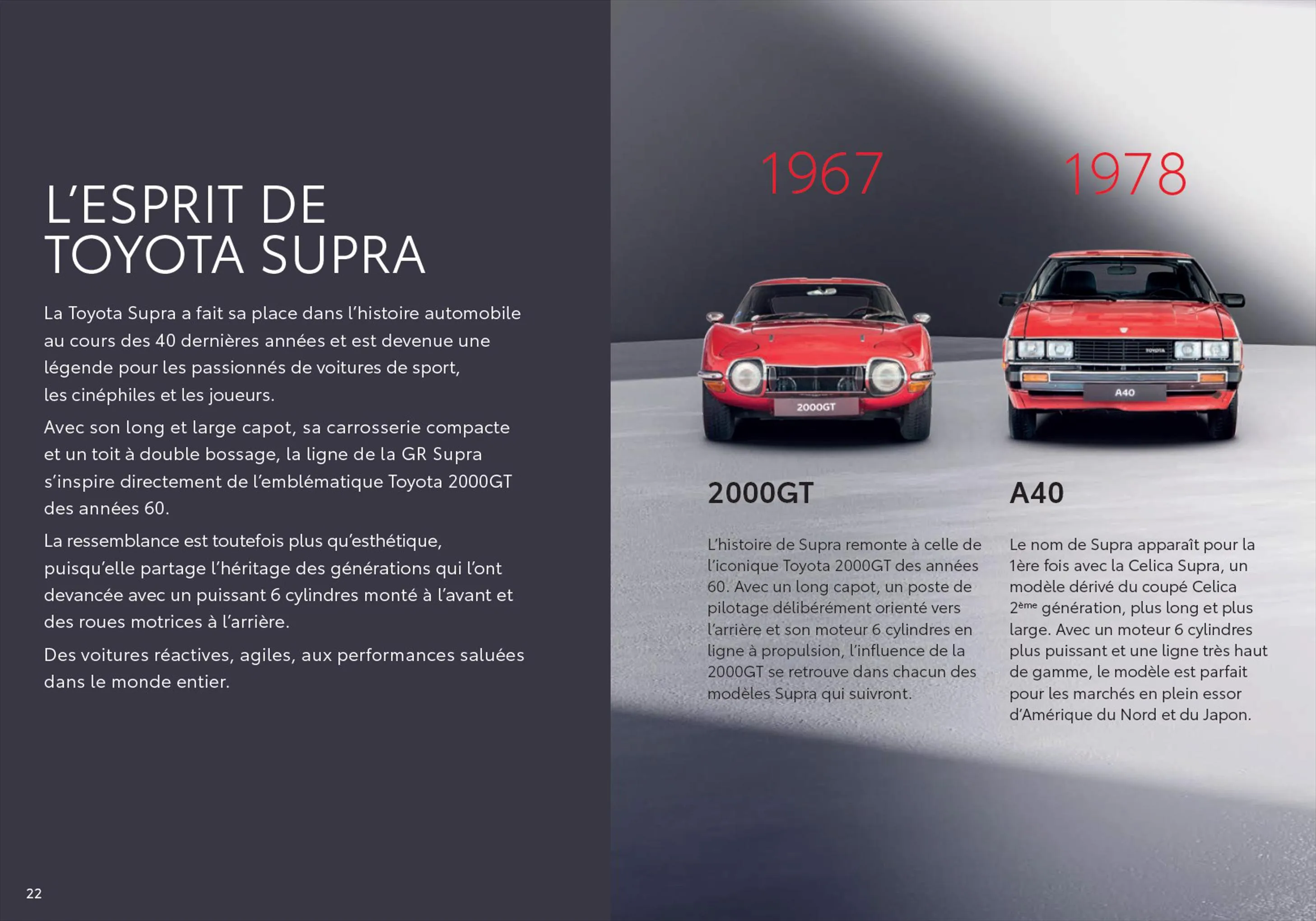 Catalogue Toyota Supra
 , page 00022