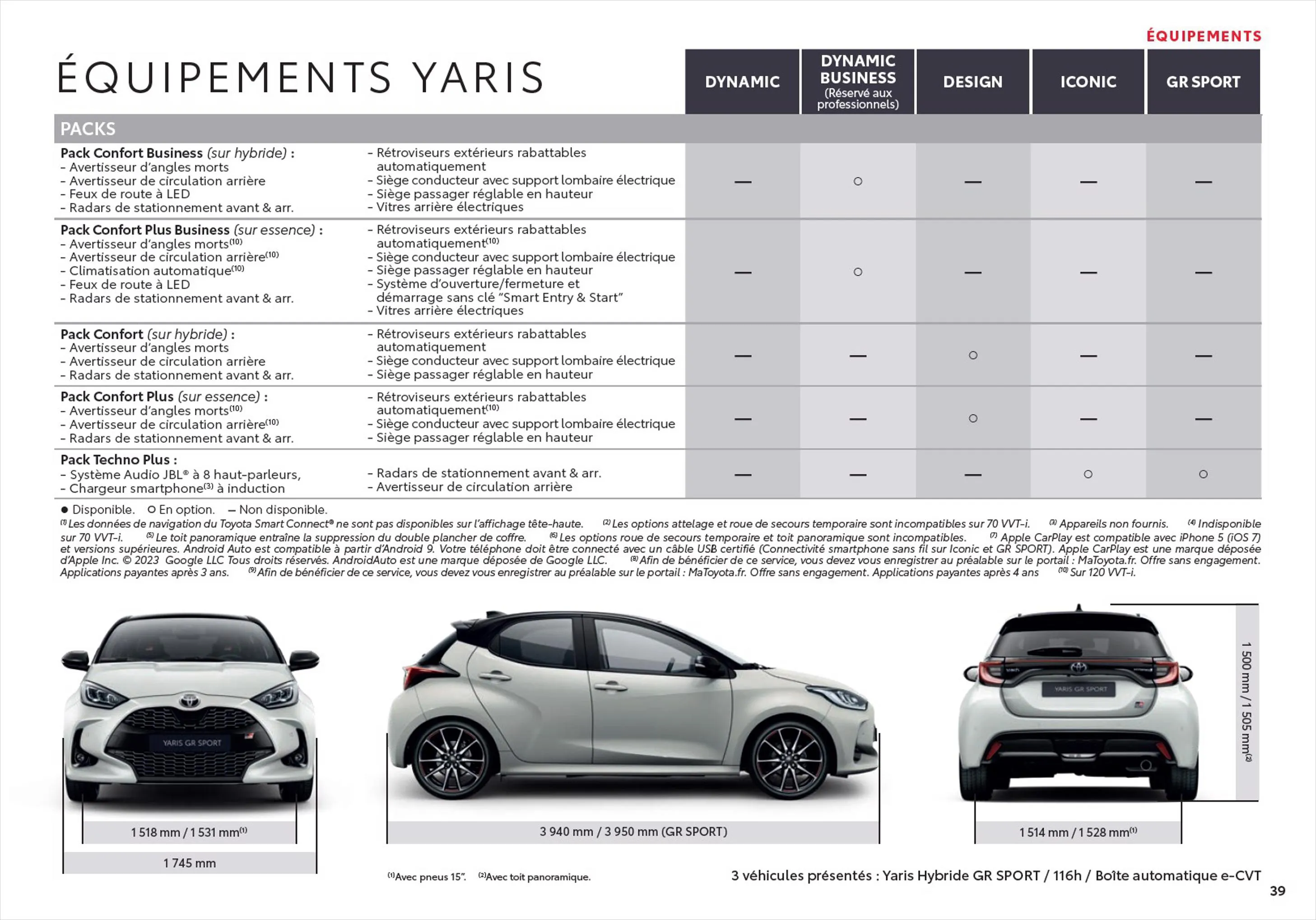 Catalogue Toyota Yaris, page 00039