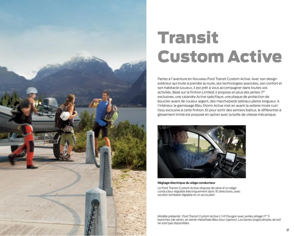 Catalogue Nouveau Transit Custom, page 00019