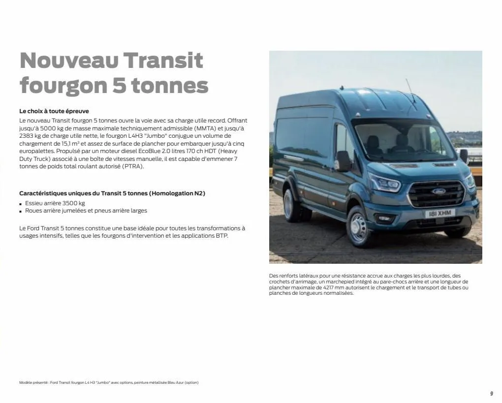 Catalogue Transit Van, page 00011