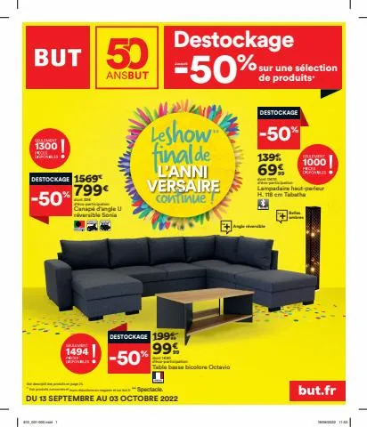 Destockage 50 ans