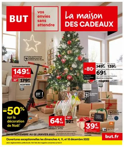 La maison des cadeaux jusqu'à -40%