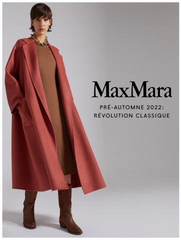 Promos de Marques de luxe à Lille | Pré-Automne 2022: révolution classique sur Max Mara | 03/08/2022 - 03/10/2022