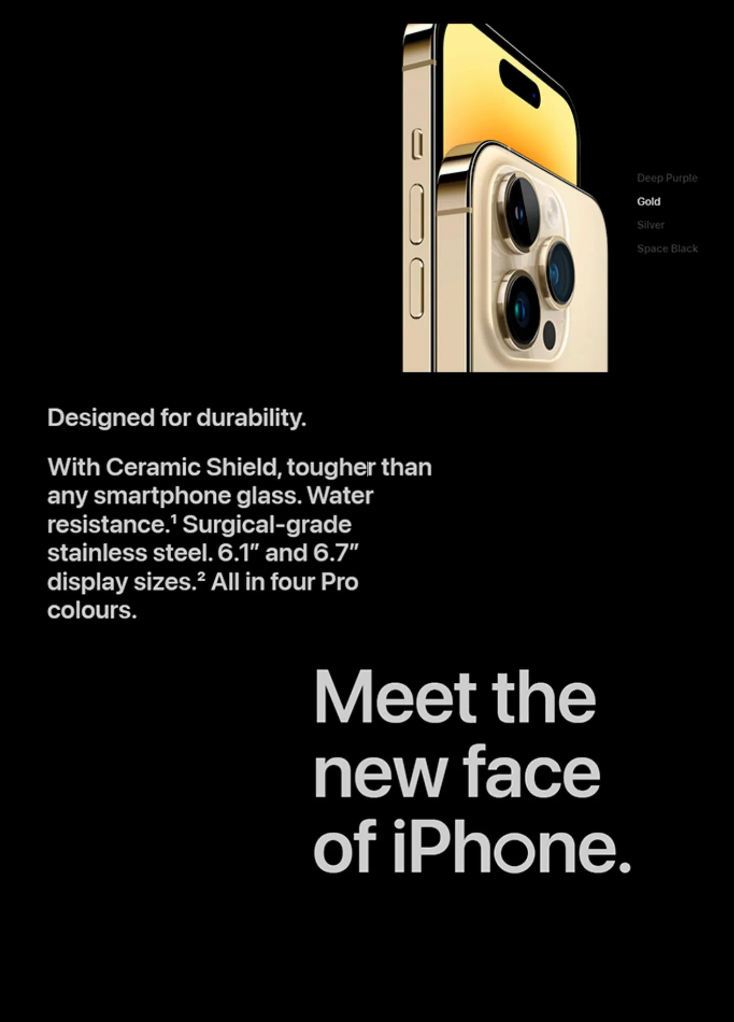 Catalogue iPhone 14 Pro, page 00002