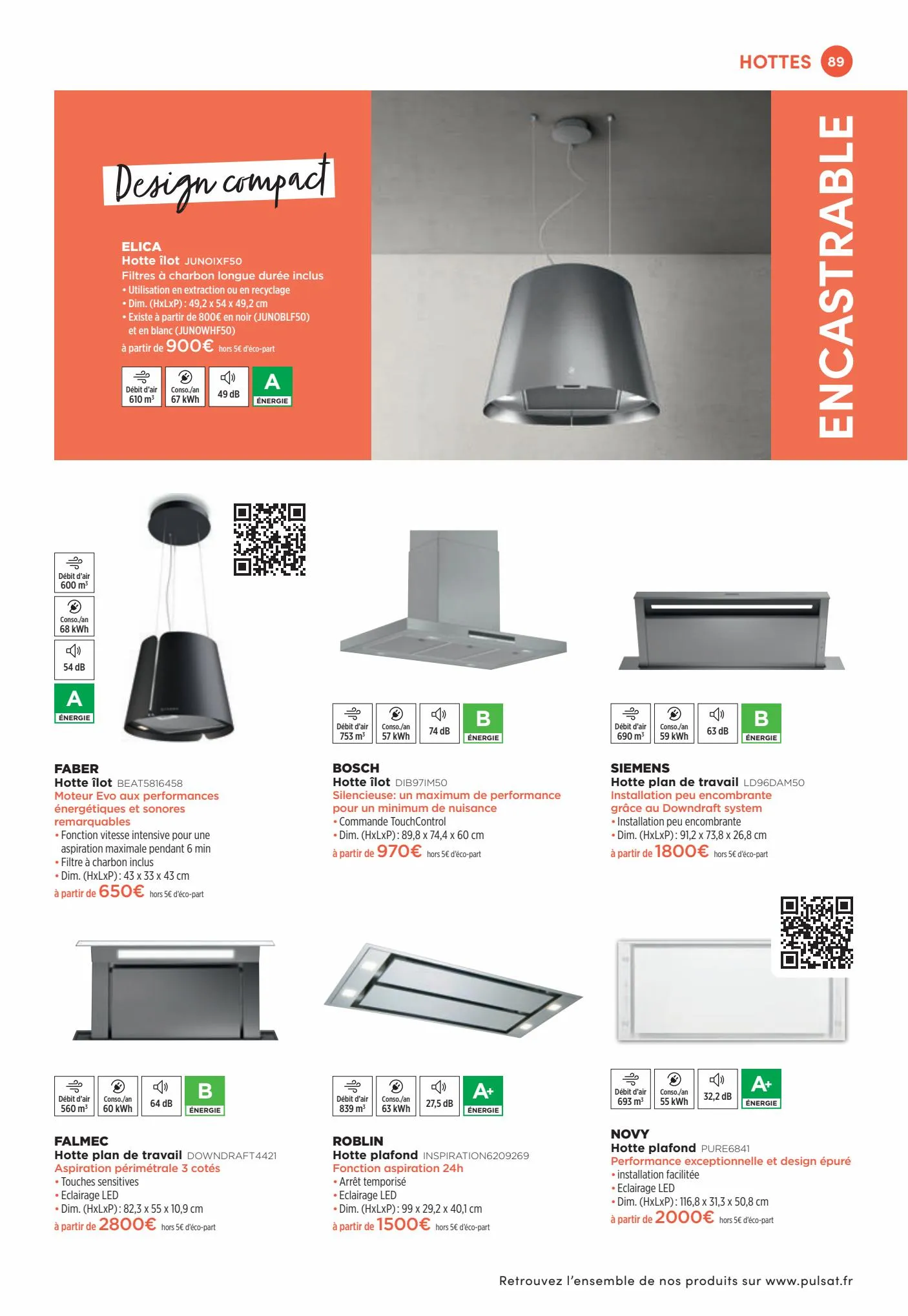 Catalogue PULSAT, LE SERVICE PREMIUM, page 00089