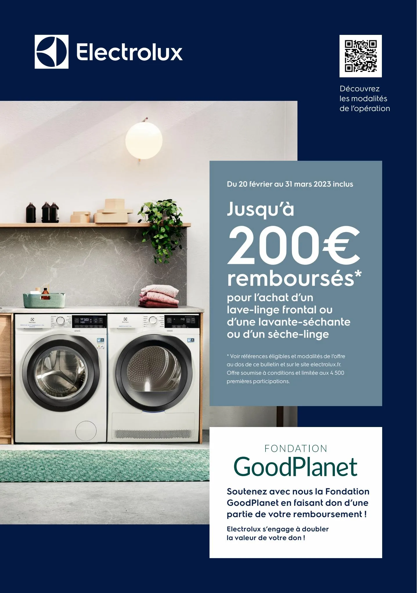 Catalogue Electrolux Jusqu'à 200€ remboursés*, page 00001