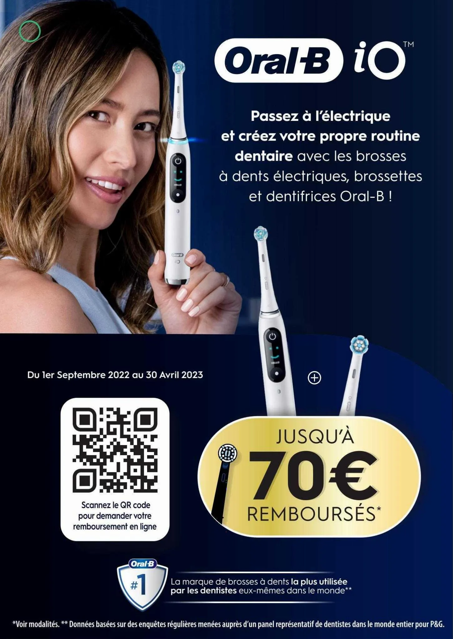 Catalogue Oral-B Jusqu'à 70€ Remboursés*, page 00001