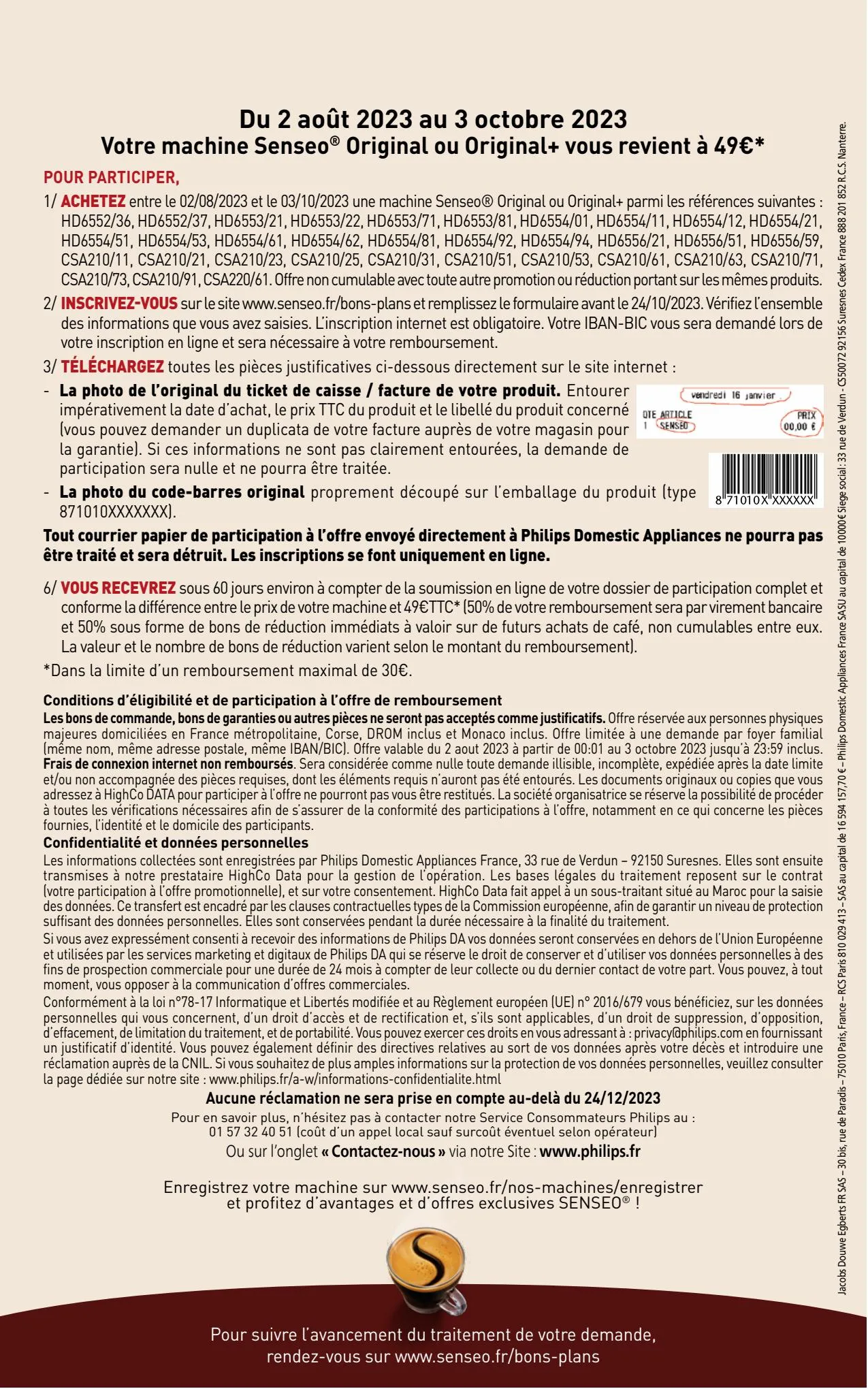 Catalogue Votre machine Senseo Original ou Original + vous revient à 49€, page 00002