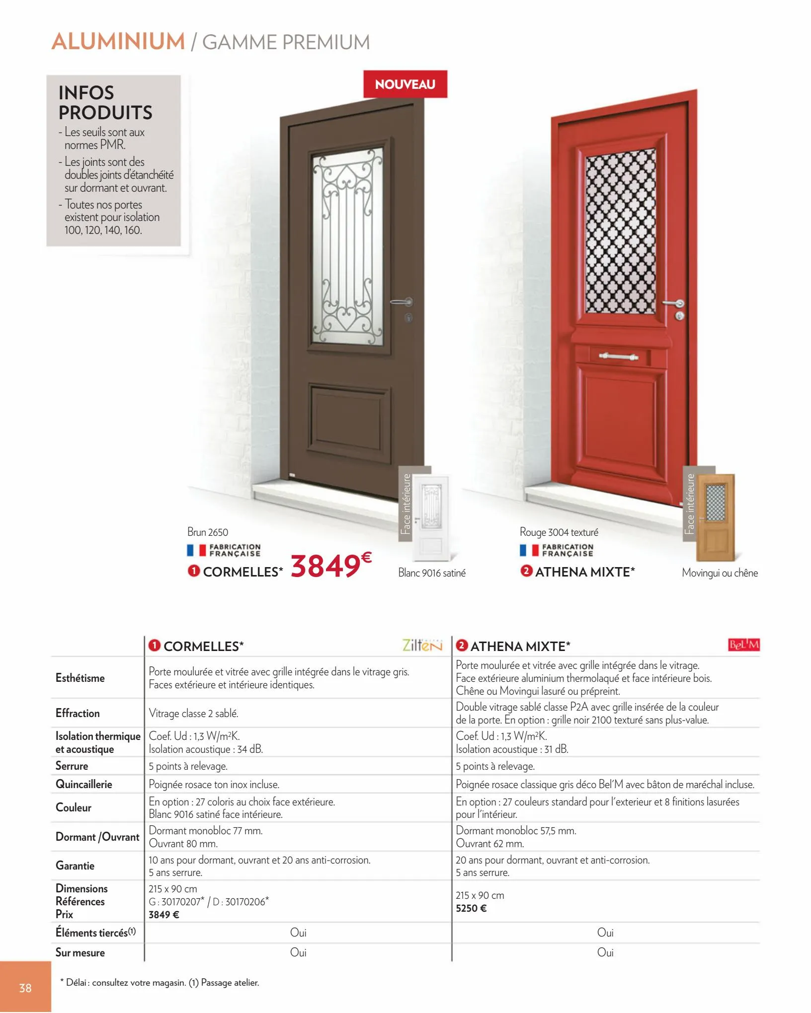 Catalogue Menuiseries Interieures & Exterieures 2022, page 00038