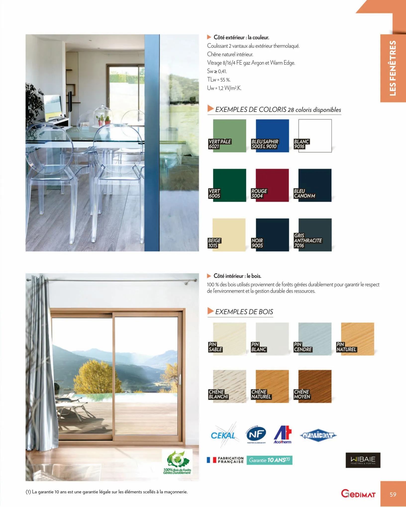 Catalogue Menuiseries Interieures & Exterieures 2022, page 00059