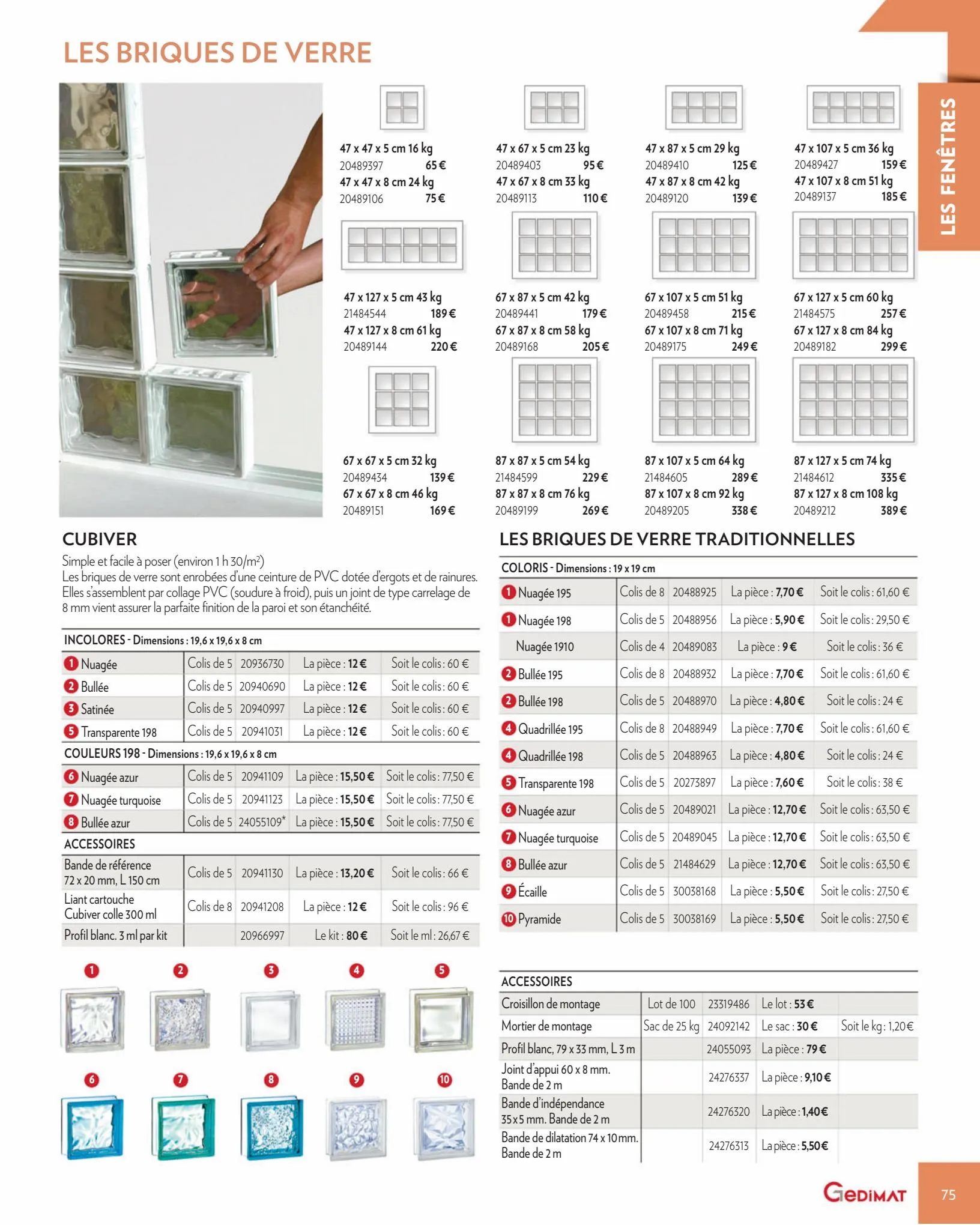 Catalogue Menuiseries Interieures & Exterieures 2022, page 00075