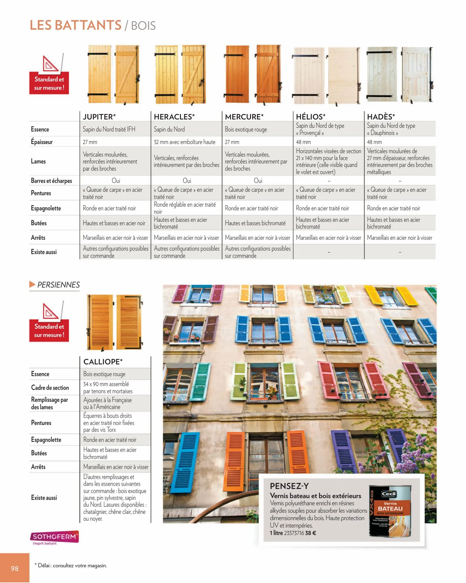 Catalogue Menuiseries Interieures & Exterieures 2022, page 00098