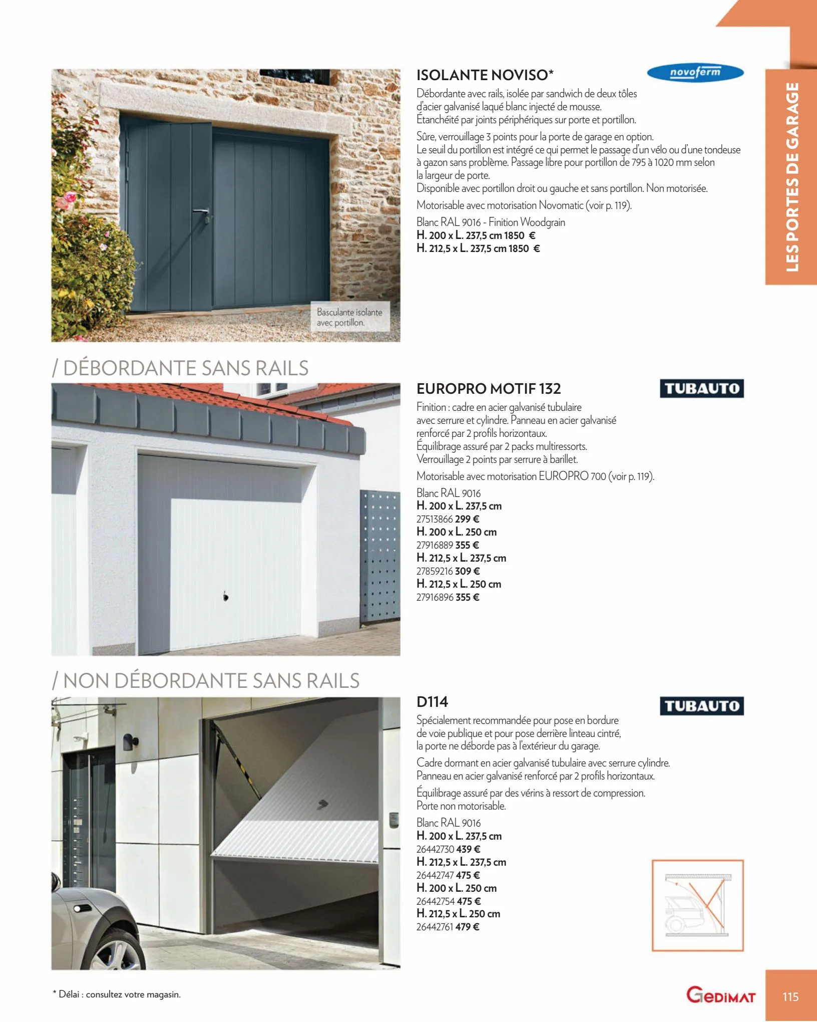 Catalogue Menuiseries Interieures & Exterieures 2022, page 00115