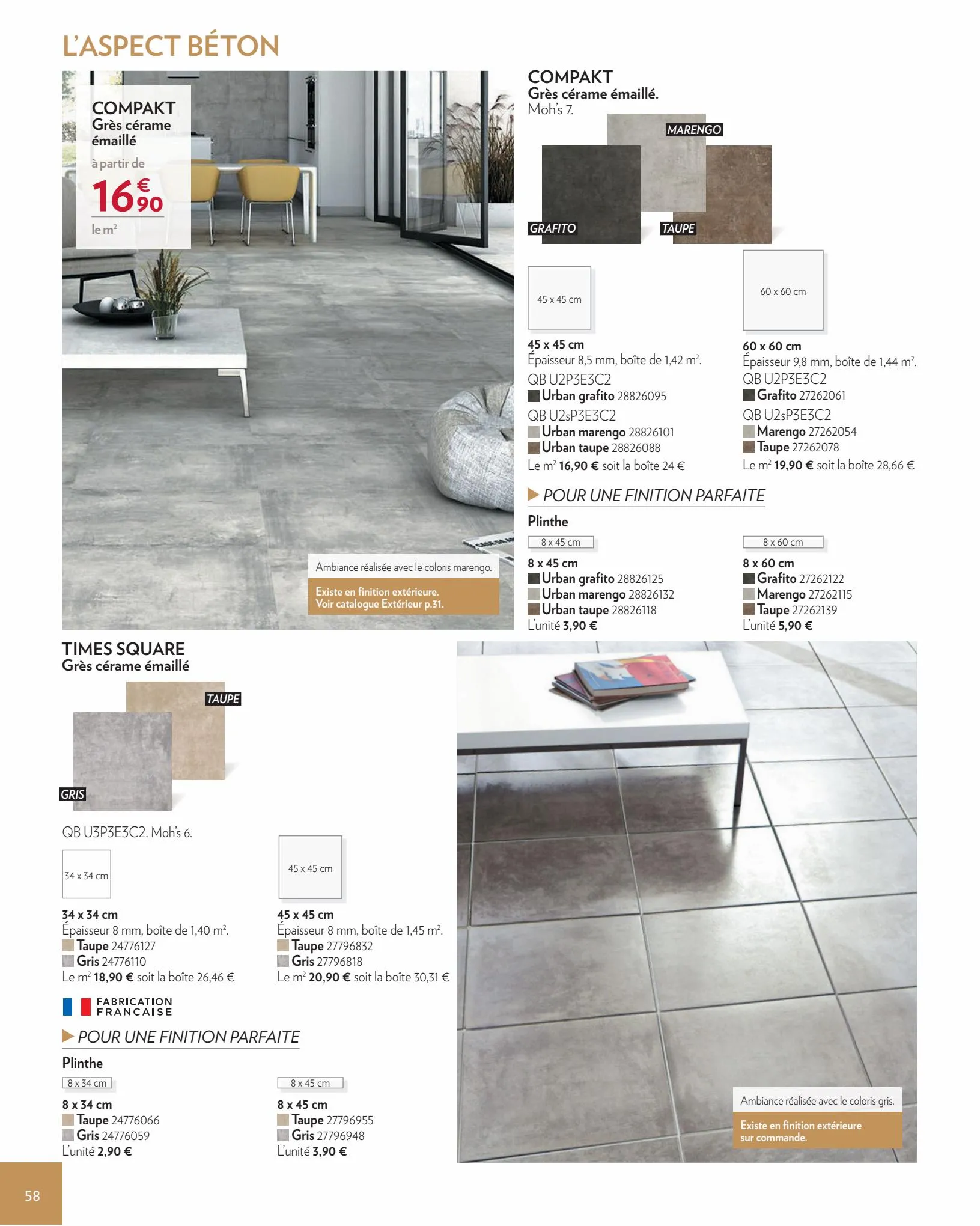 Catalogue Sols & Murs Interieurs 2022, page 00058