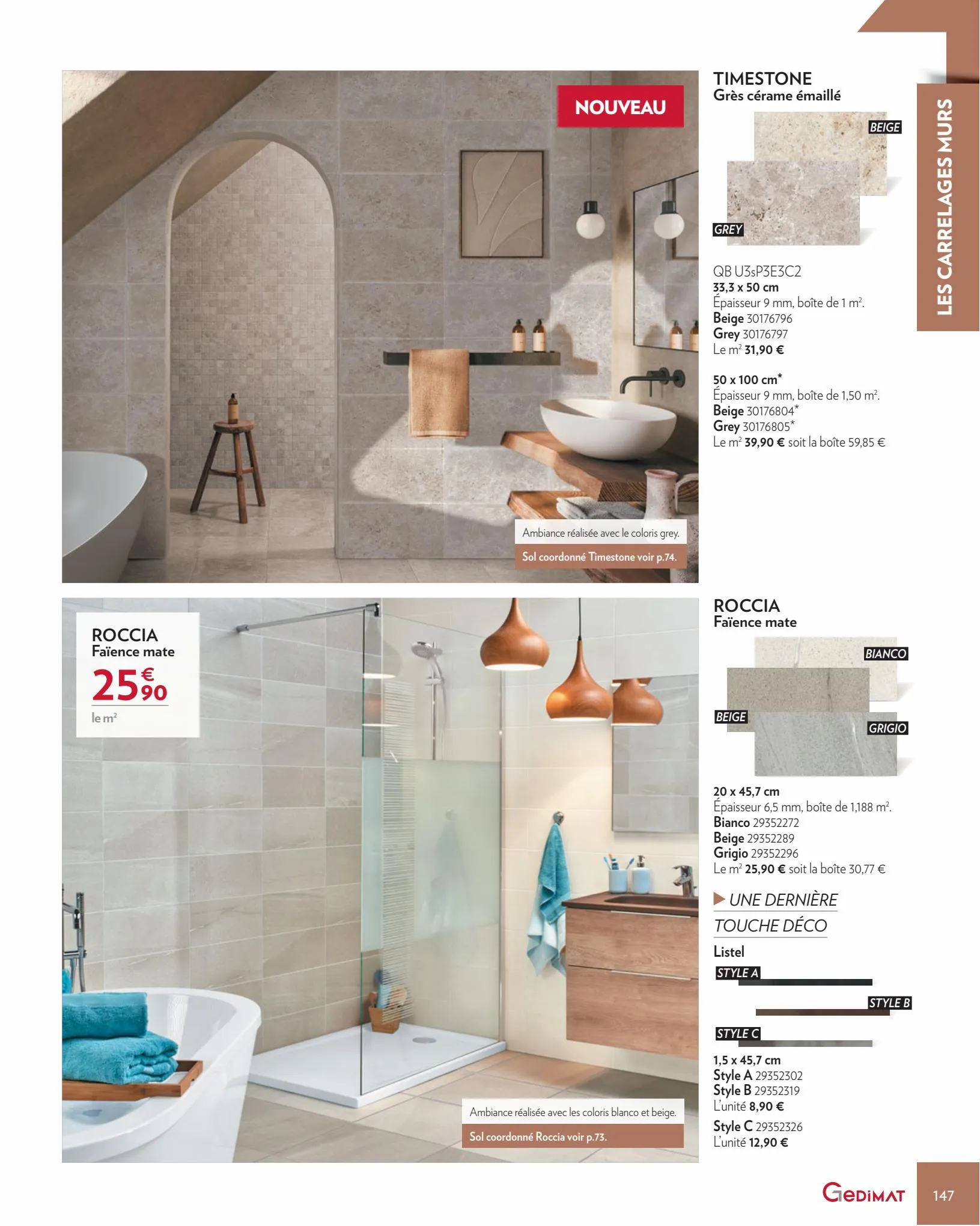 Catalogue Sols & Murs Interieurs 2022, page 00147