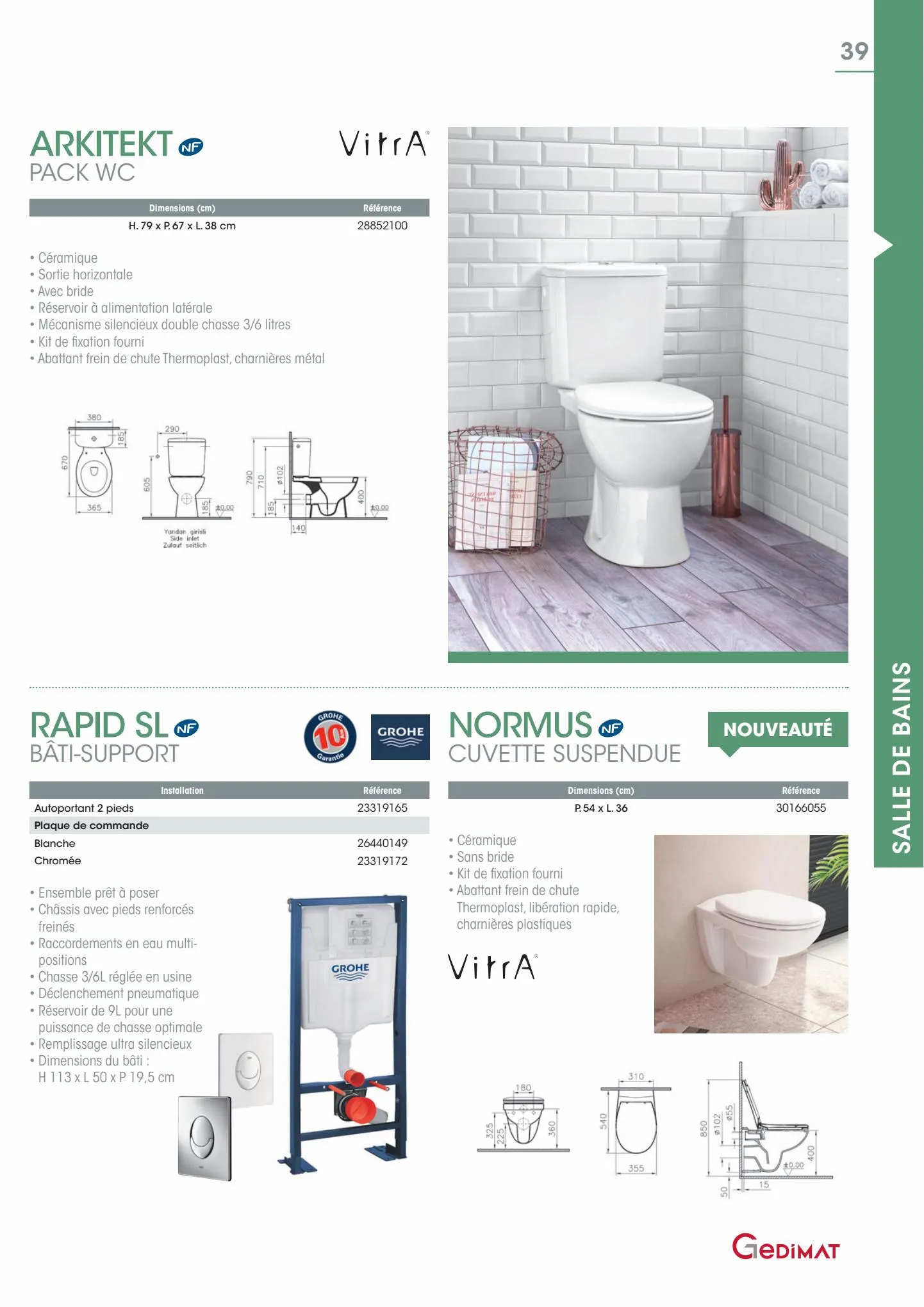 Catalogue Collection exclusive salle de bains, page 00039