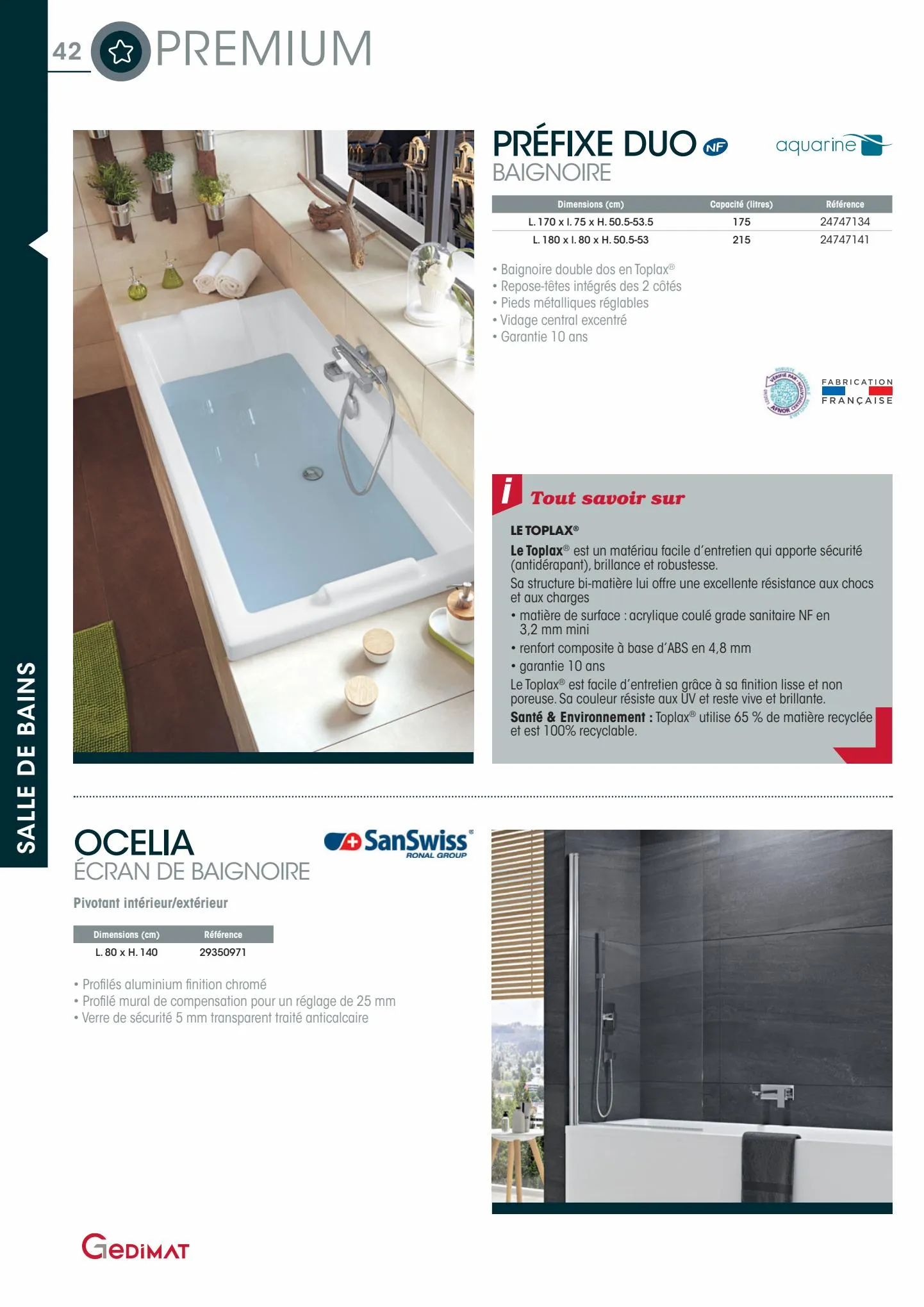 Catalogue Collection exclusive salle de bains, page 00042