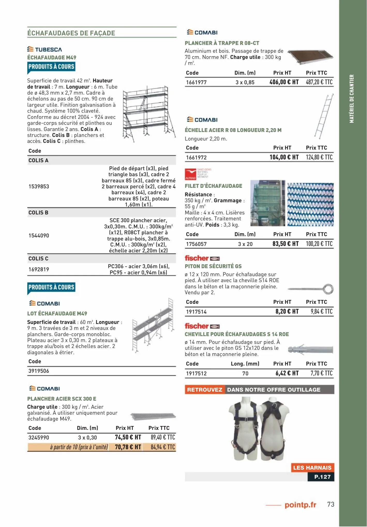 Catalogue Matériaux et Outillage, page 00073