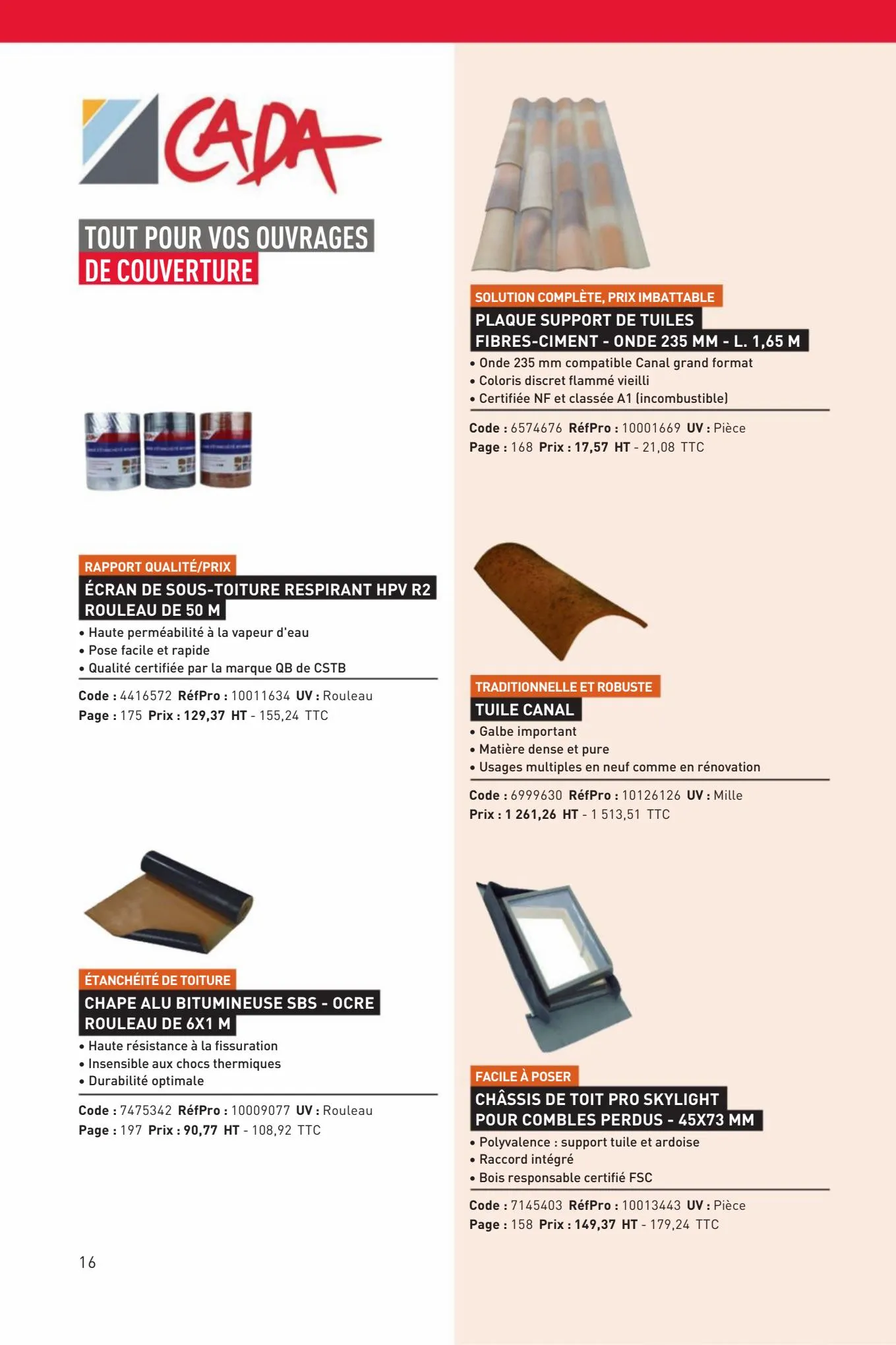Catalogue Catalogues Matériaux et Outillage 2023- Provence-Alpes-Côte d'Azur, page 00016