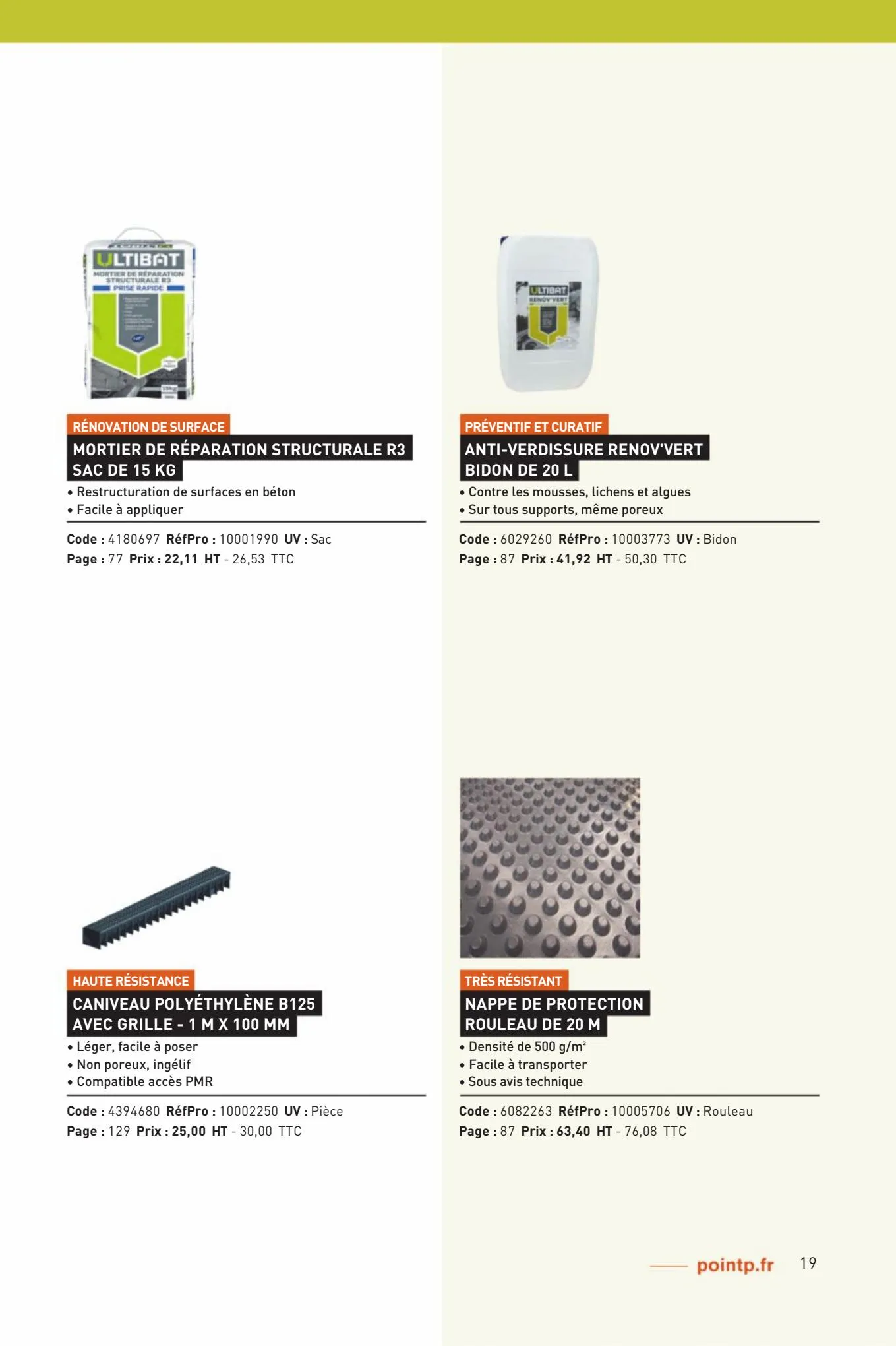 Catalogue Catalogues Matériaux et Outillage 2023-Rhône-Alpes, page 00019