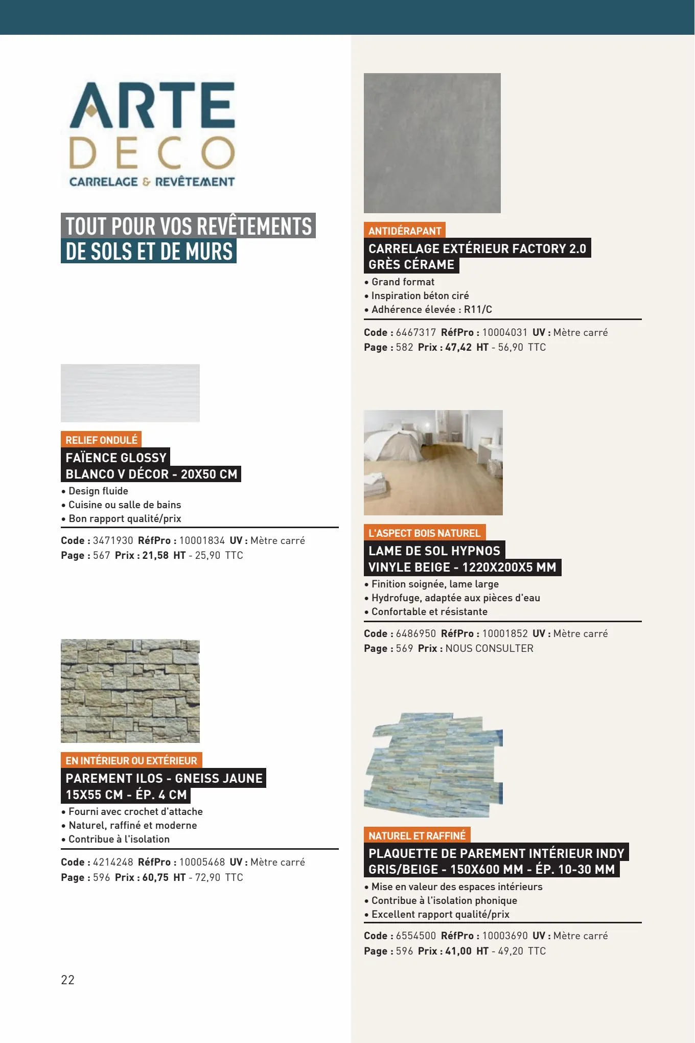 Catalogue Catalogues Matériaux et Outillage 2023-Rhône-Alpes, page 00022