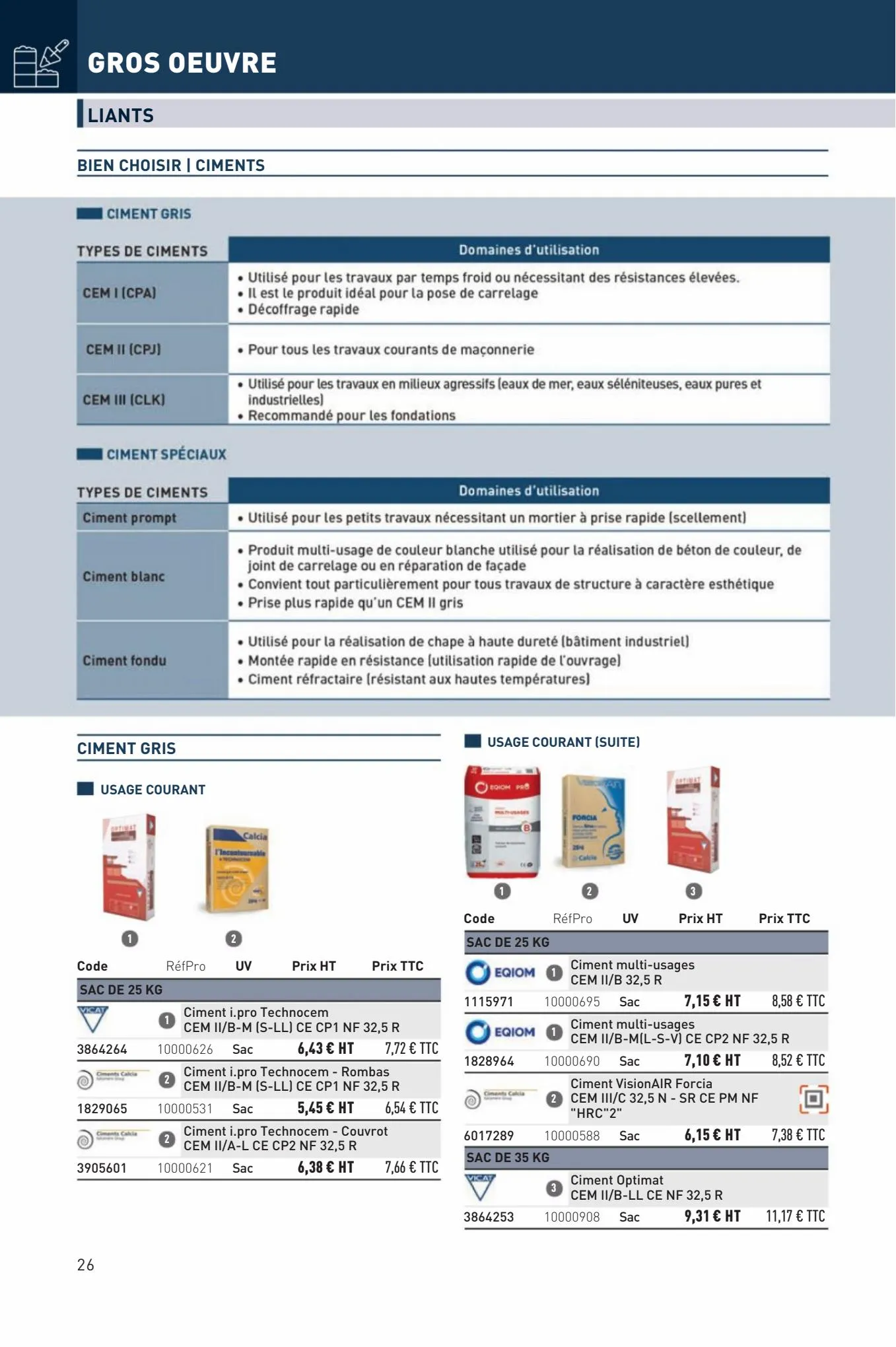 Catalogue Catalogues Matériaux et Outillage 2023-Est, page 00026