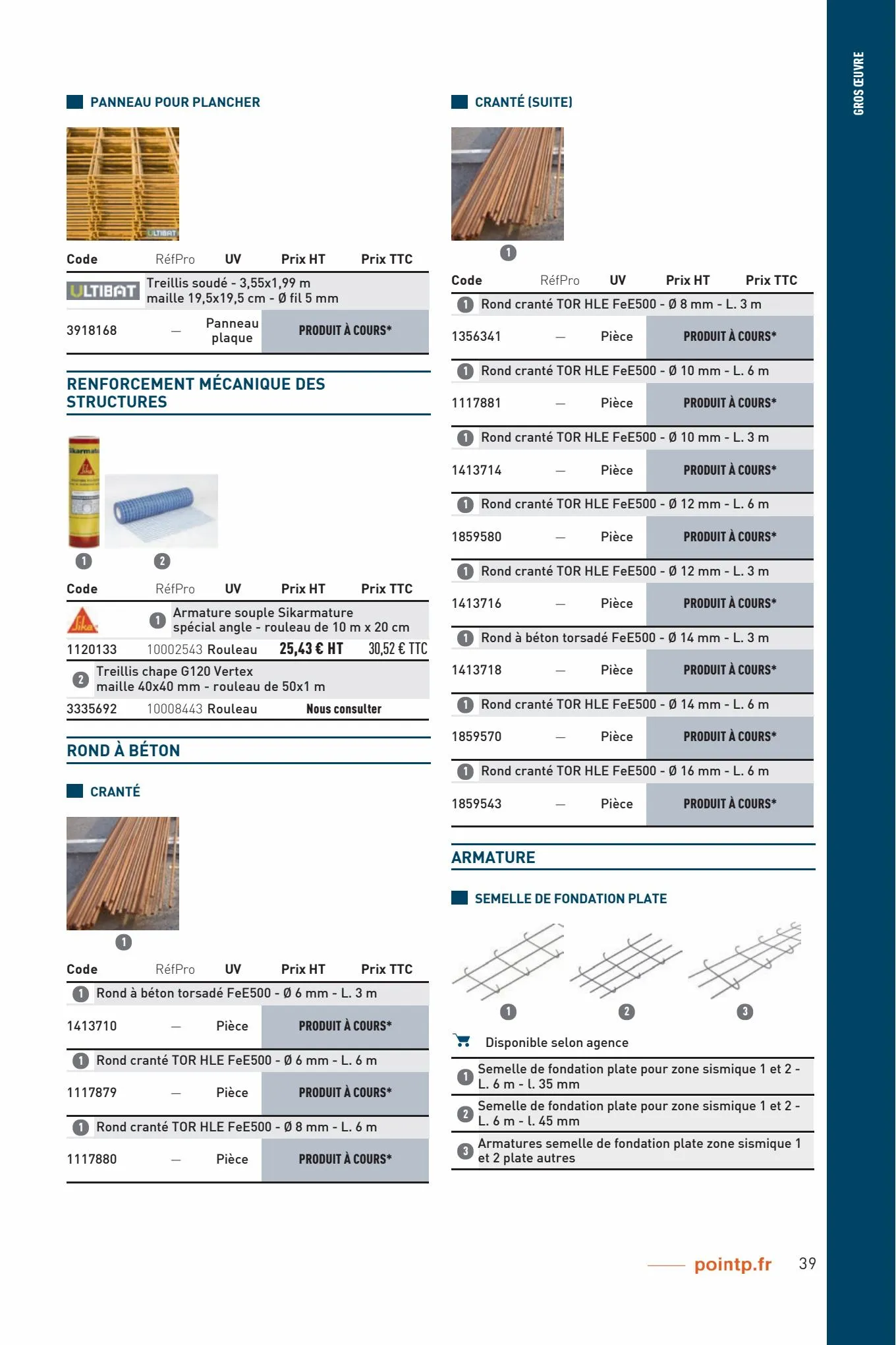 Catalogue Catalogues Matériaux et Outillage 2023-Île-de-France , page 00039